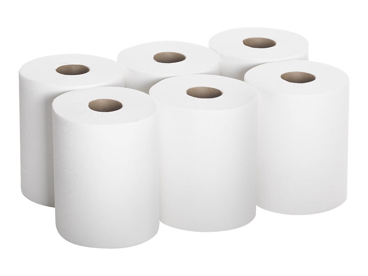 SofPull Centerpull Paper Towels, 1-ply, 320 Sheets/Roll, 6 Rolls/Pack