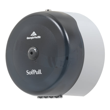 SofPull Georgia-Pacific High-Capacity Center Pull Bathroom Dispenser, Translucent Smoke