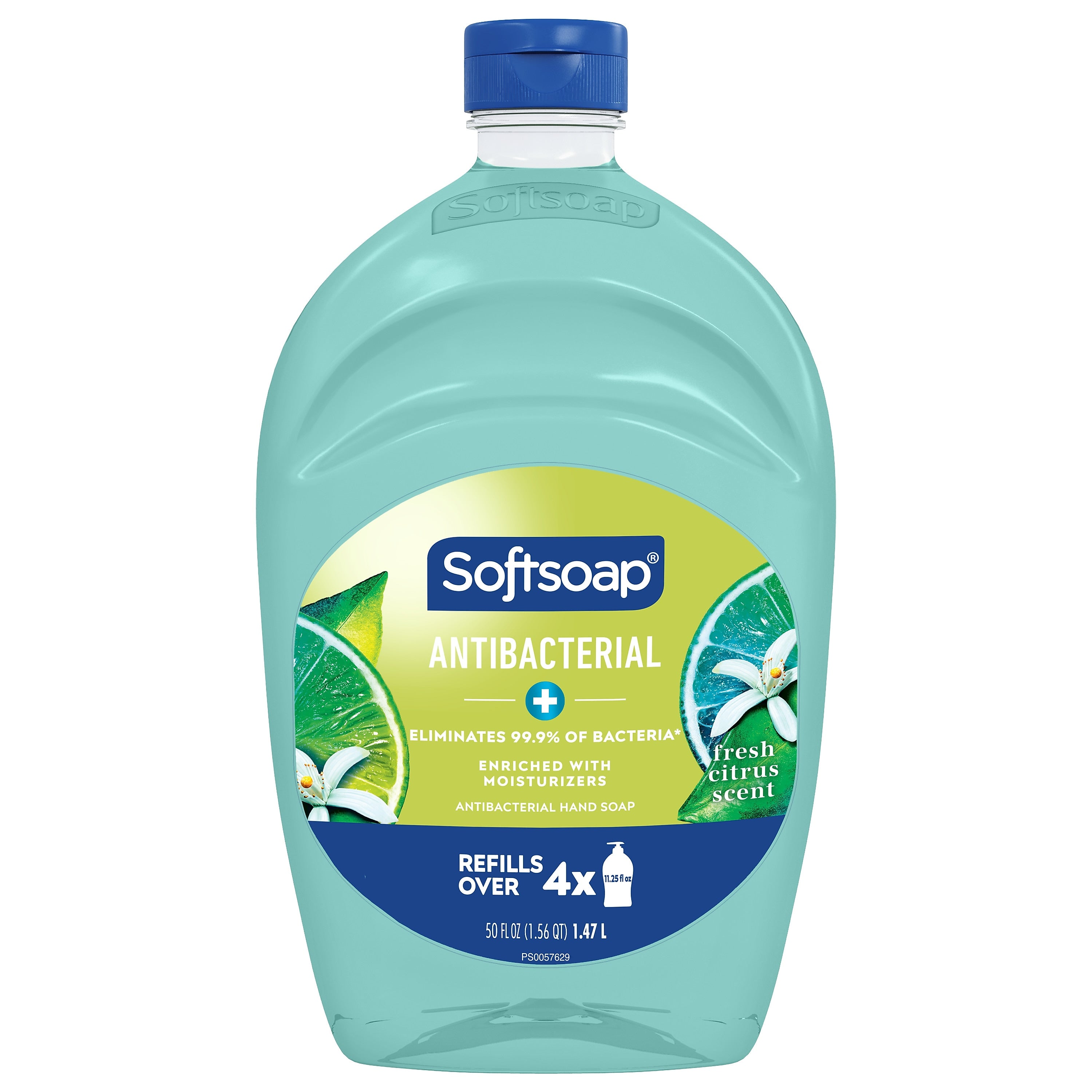 Softsoap Antibacterial Liquid Hand Soap Refill, Fresh Citrus Scent, 50 Fl. Oz.