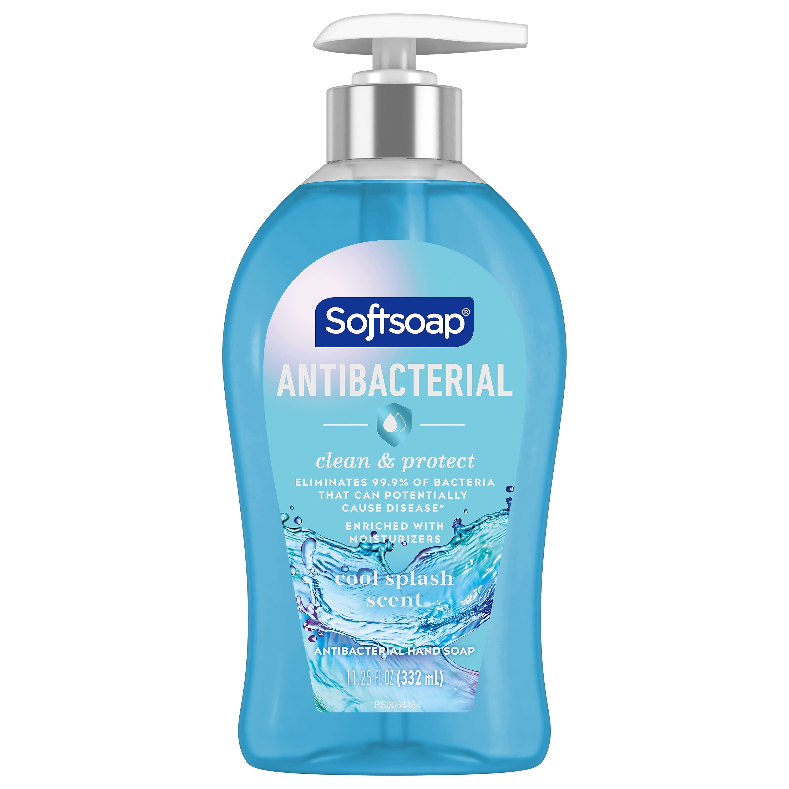 Softsoap Clean & Protect Antibacterial Liquid Hand Soap, Cool Splash Scent, 11.25 Fl. Oz., 6/Carton