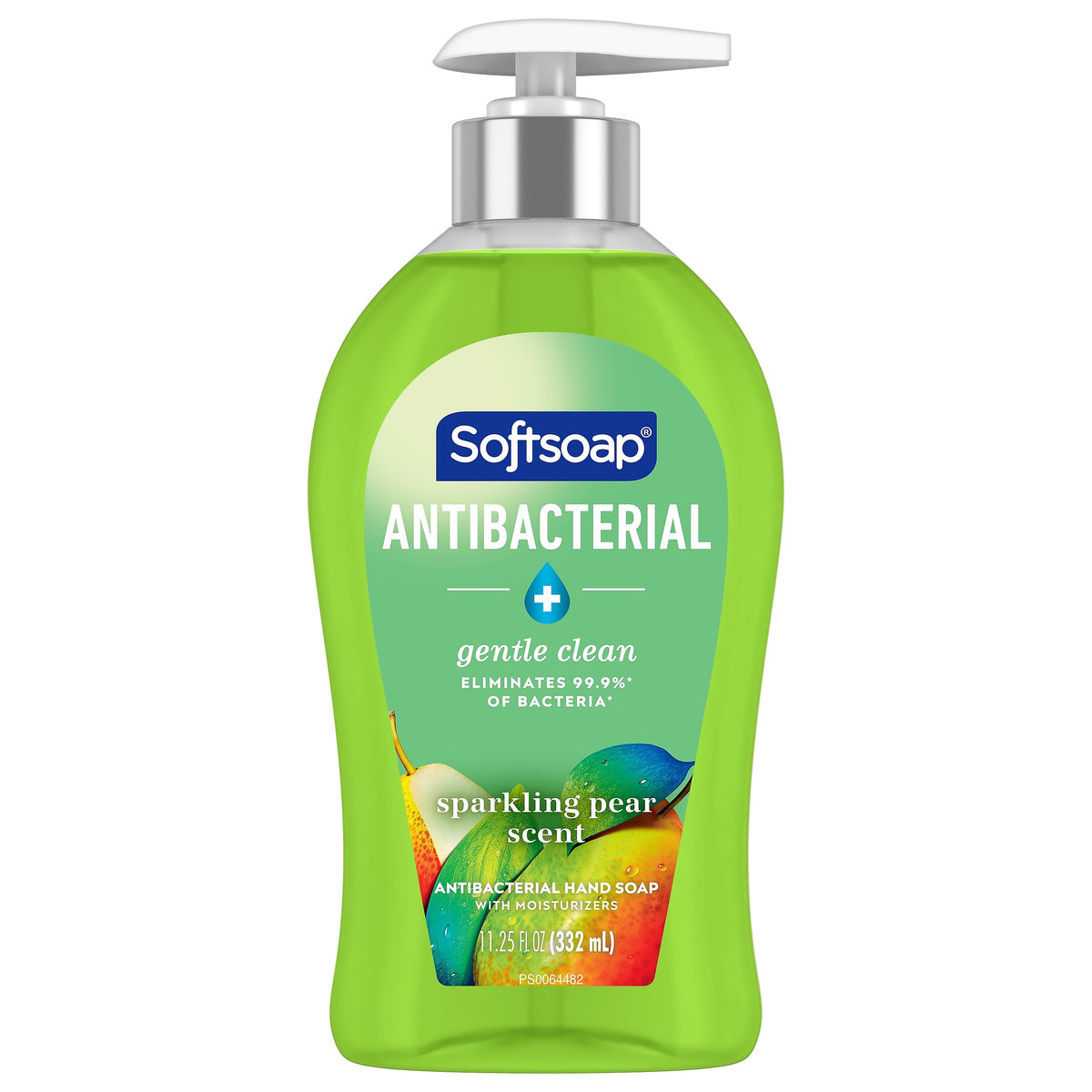 Softsoap Gentle Clean Antibacterial Liquid Hand Soap, Sparkling Pear Scent, 11.25 Fl. Oz., 6/Carton