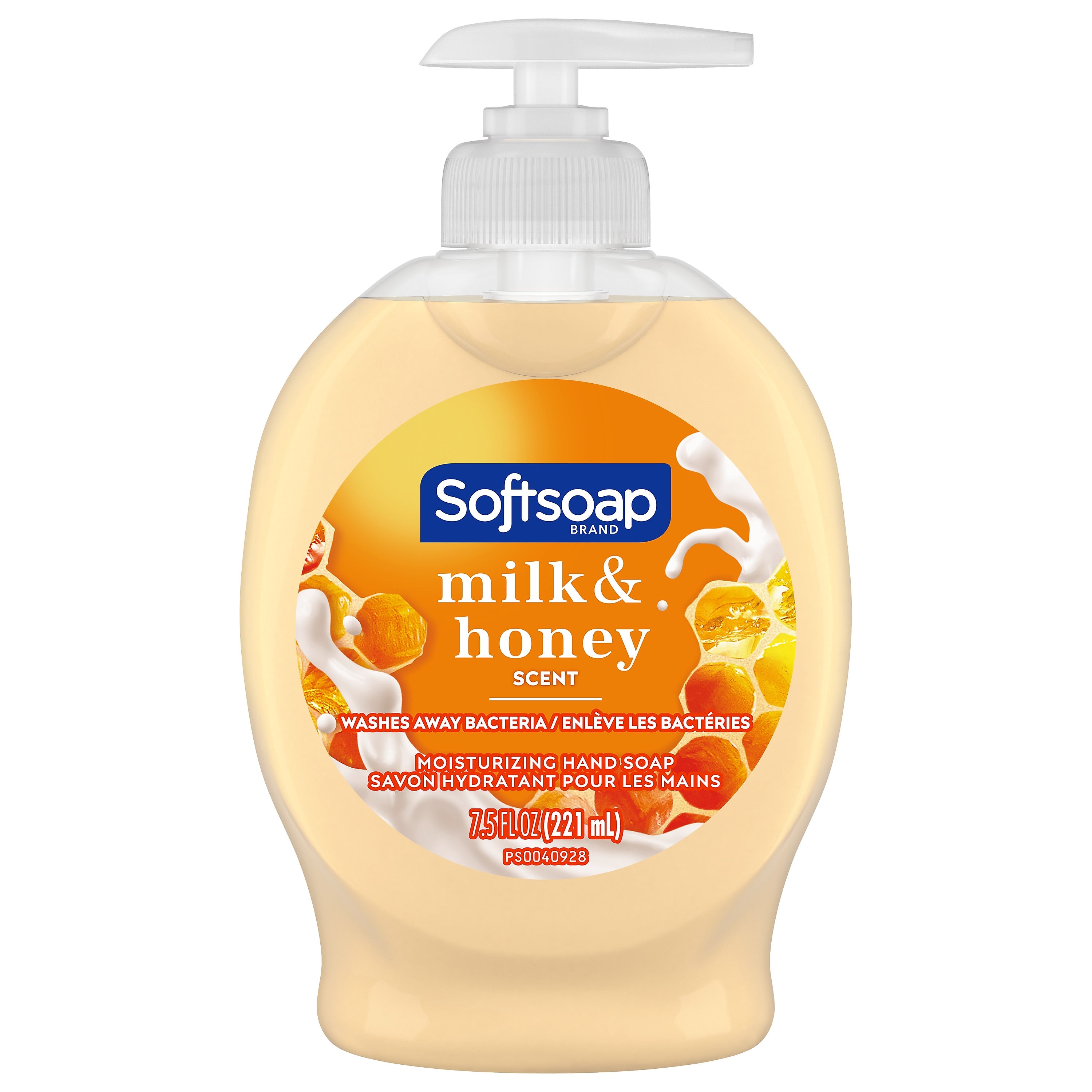 Softsoap Liquid Hand Soap, Milk & Golden Honey Scent, 7.5 fl oz., 6/Carton
