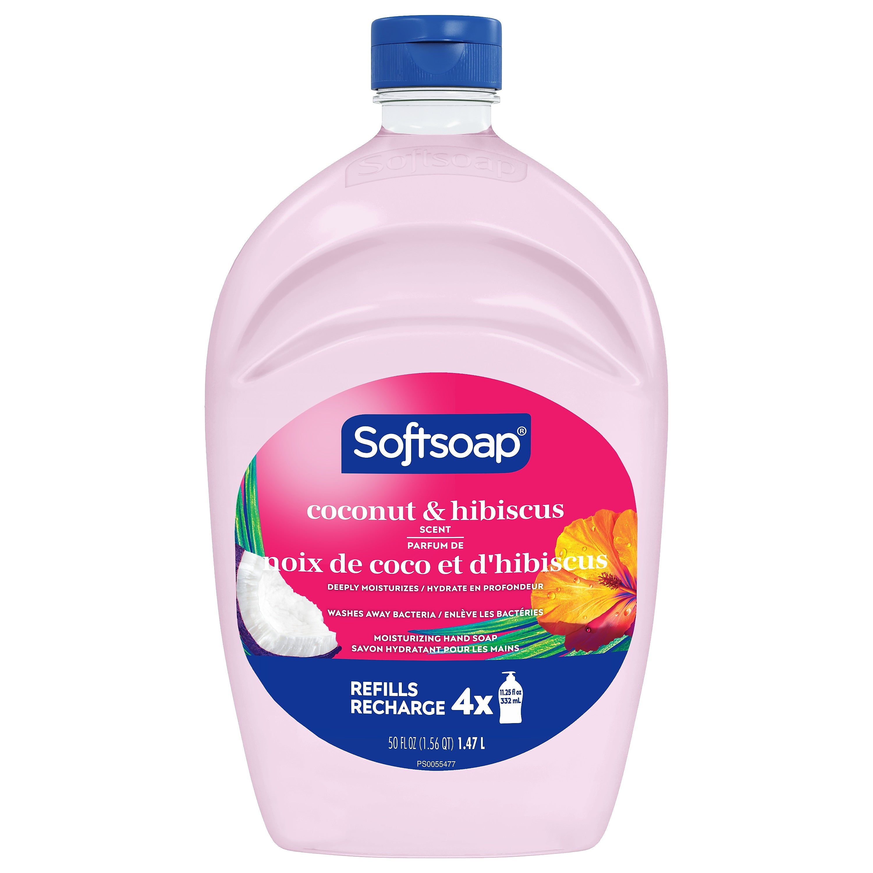 Softsoap Liquid Hand Soap Refill, Coconut & Hibiscus Scent, 50 Fl. Oz.