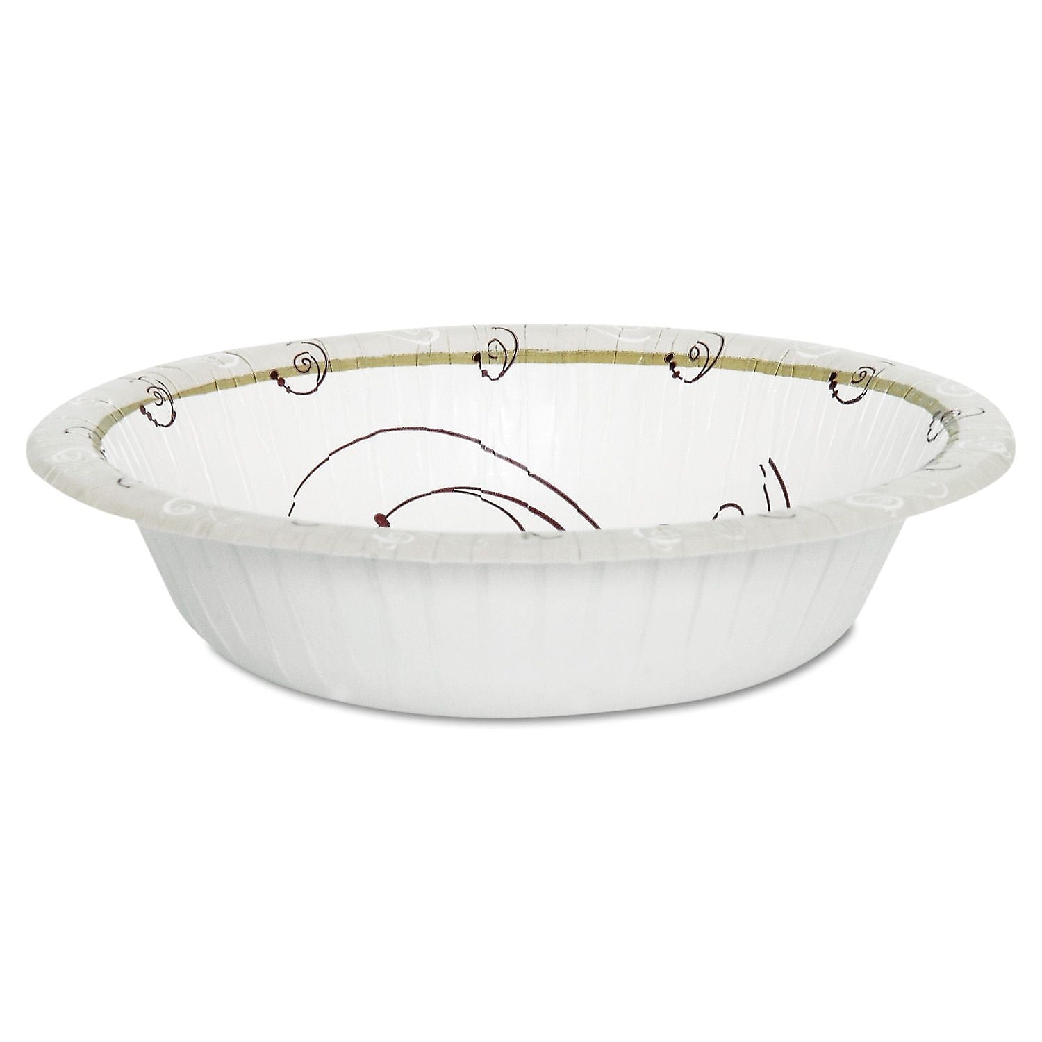 Solo 12 oz. Round Symphony Paper Dinnerware Bowl; Symphony Tan, 125/Pack