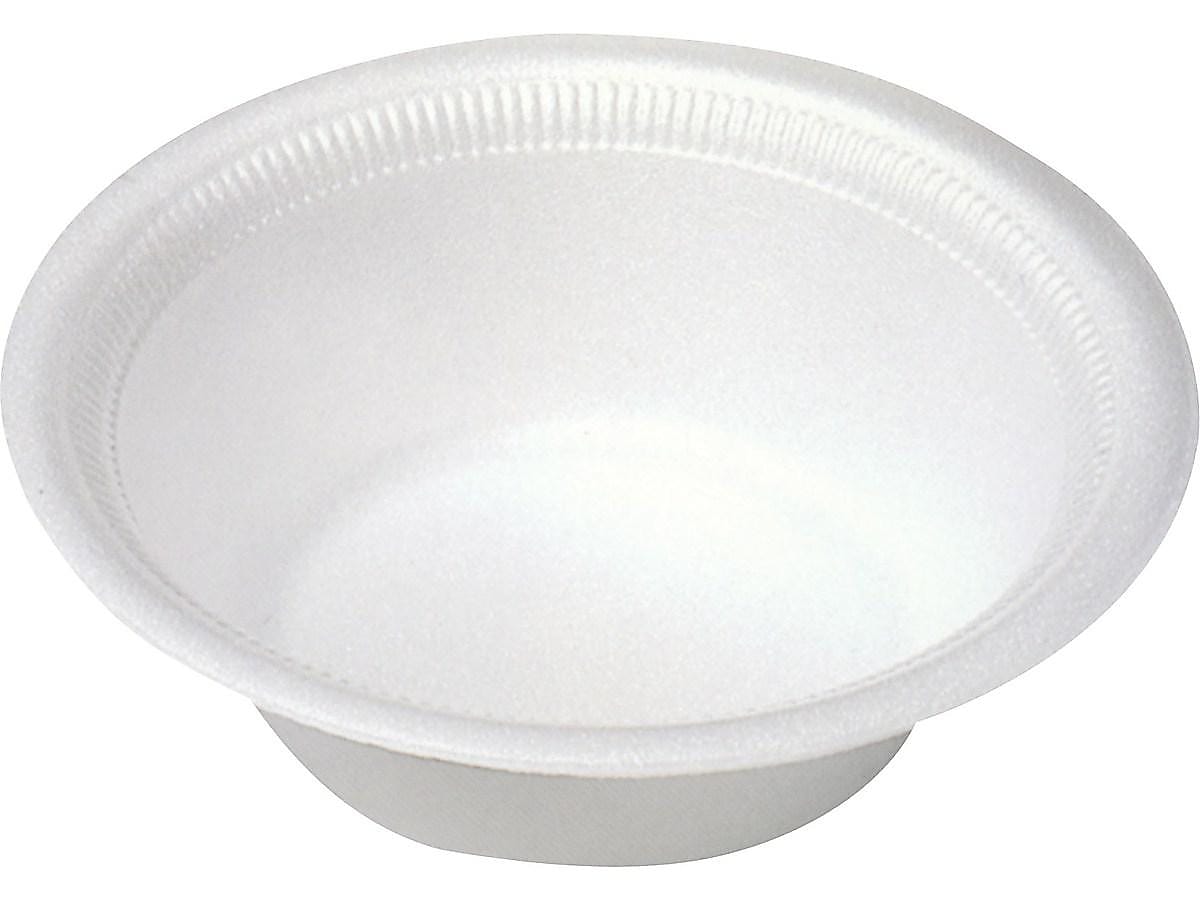 Solo Concorde Foam Bowls, 12 oz., White, 125/Pack