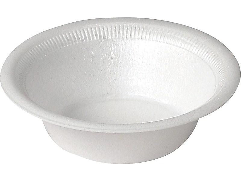 Solo Concorde Foam Bowls, 12 oz., White, 125/Pack