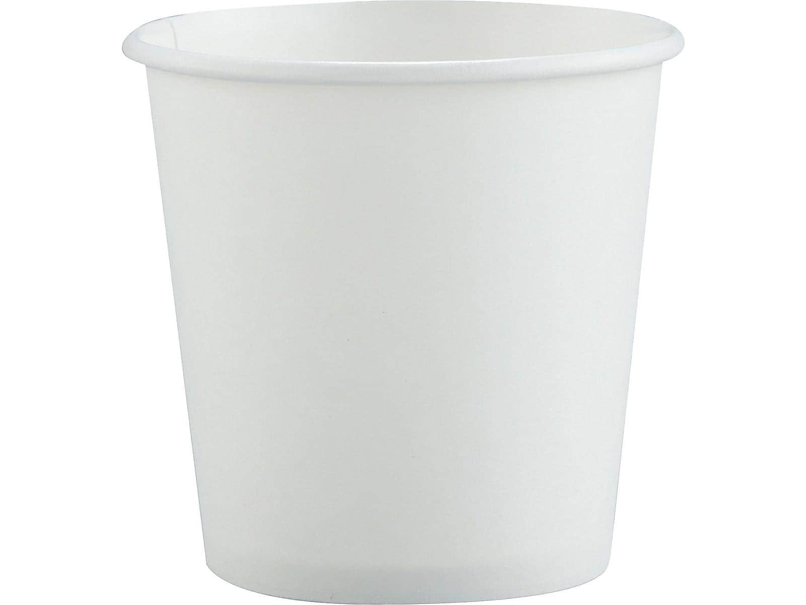 Solo Hot Cups, 4 Oz., White, 1000/Carton