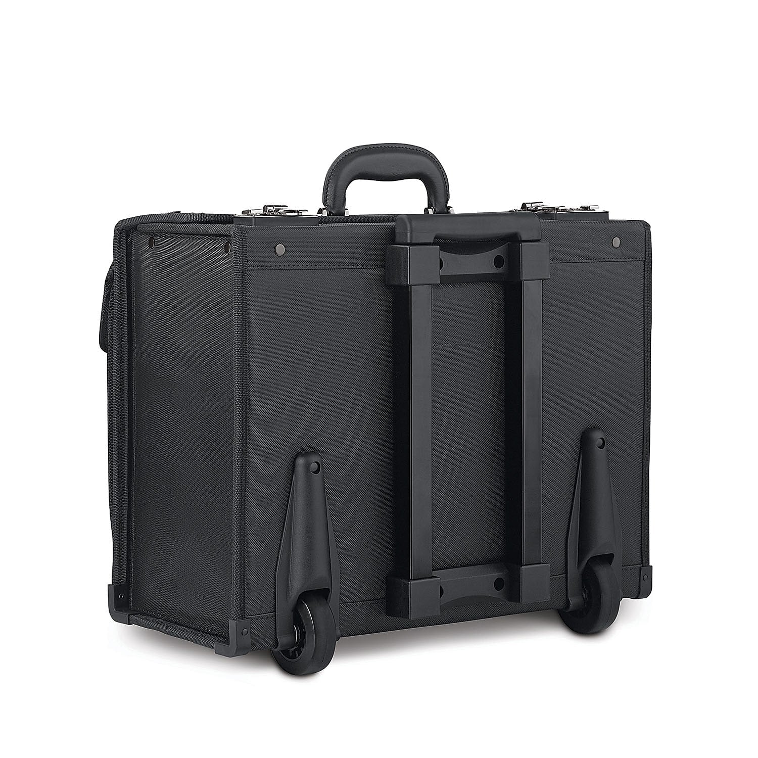 Solo New York Classic Laptop Rolling Briefcase, Black Polyester