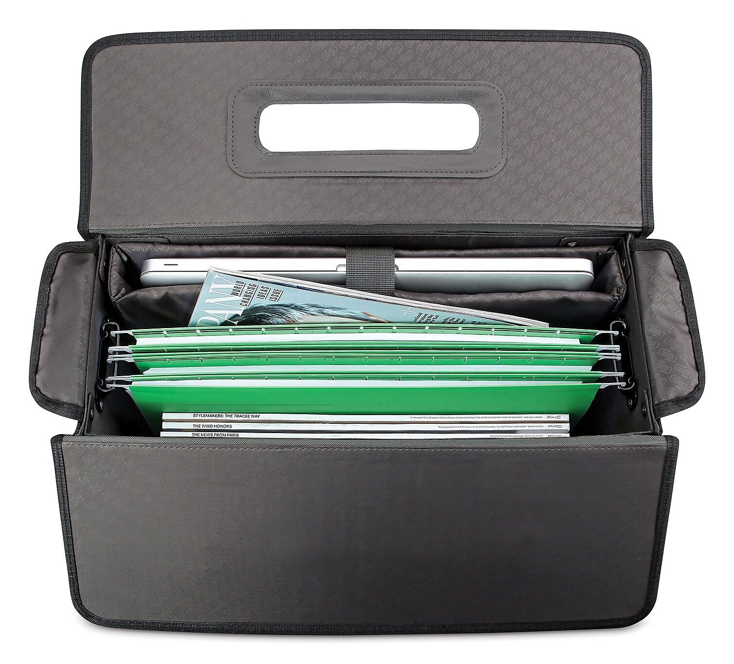 Solo New York Midtown Collection Morgan Laptop Rolling Briefcase, Black Polyester