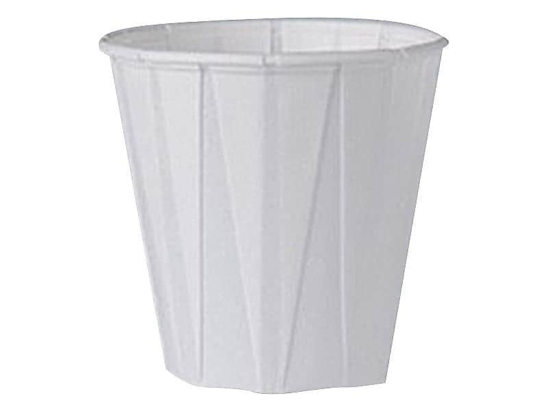 Solo Portion Cups, 3.5 Oz., White, 100/Pack