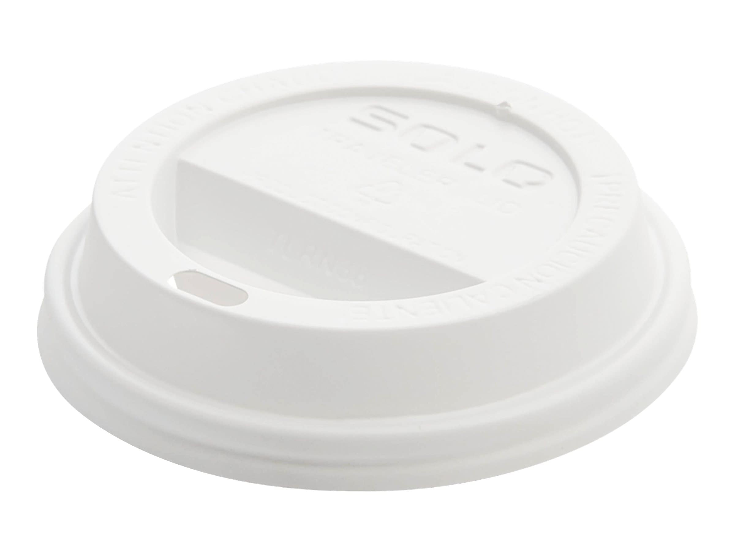 Solo Traveler® Lids, White, 1000/Carton