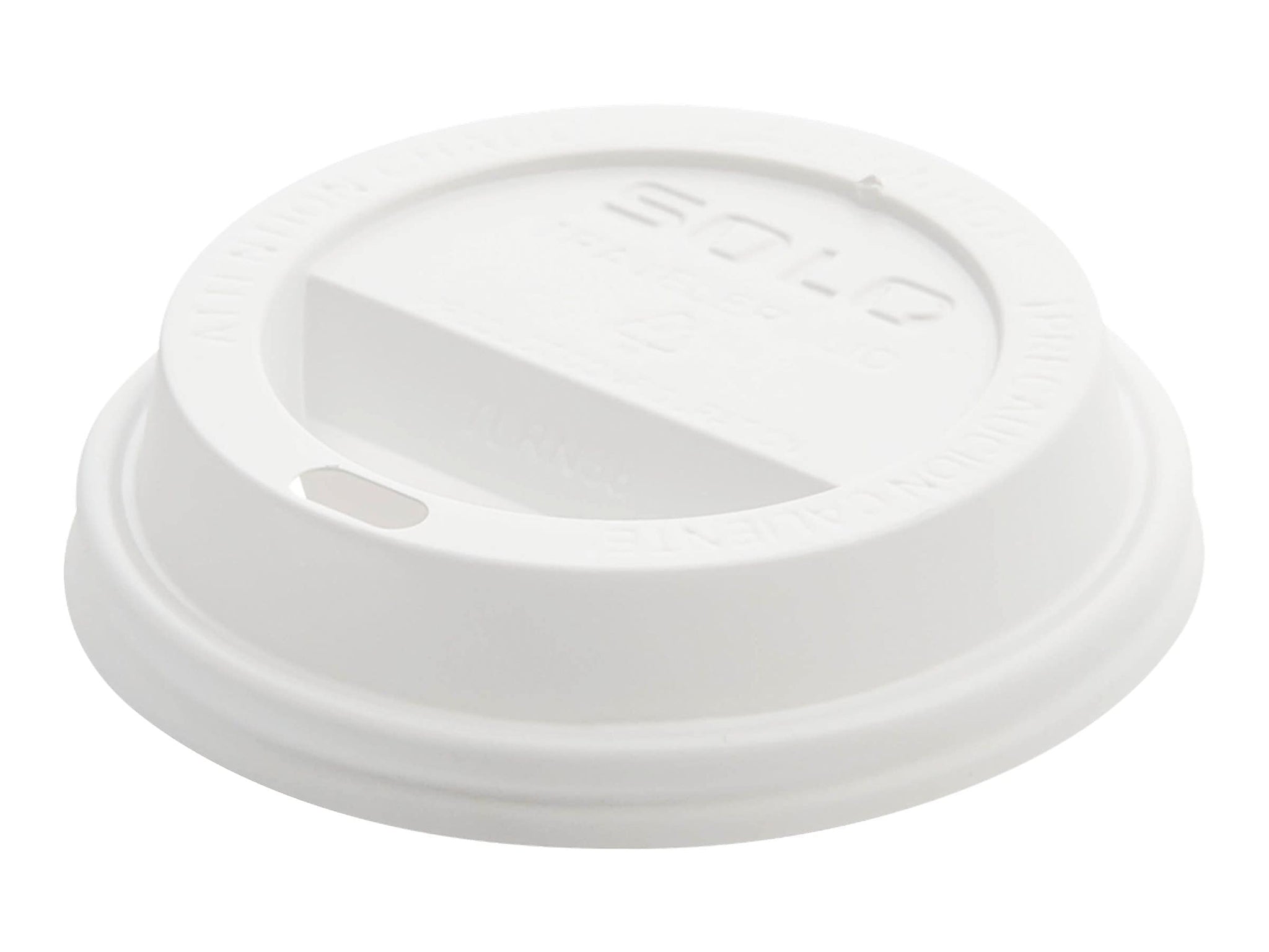 Solo Traveler Lids, White, 100/Pack