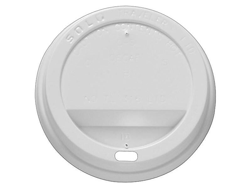 Solo Traveler® Lids, White, 100/Pack