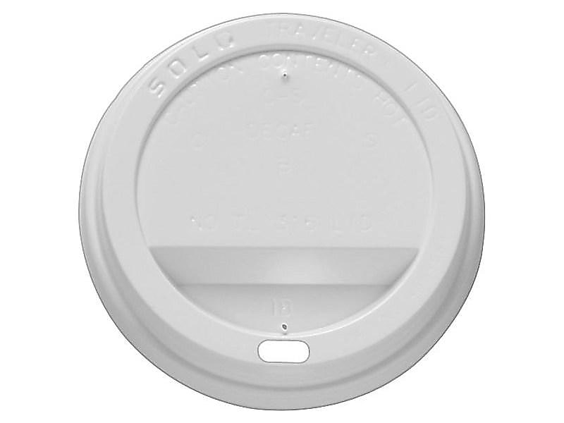 Solo Traveler® Lids, White, 100/Pack