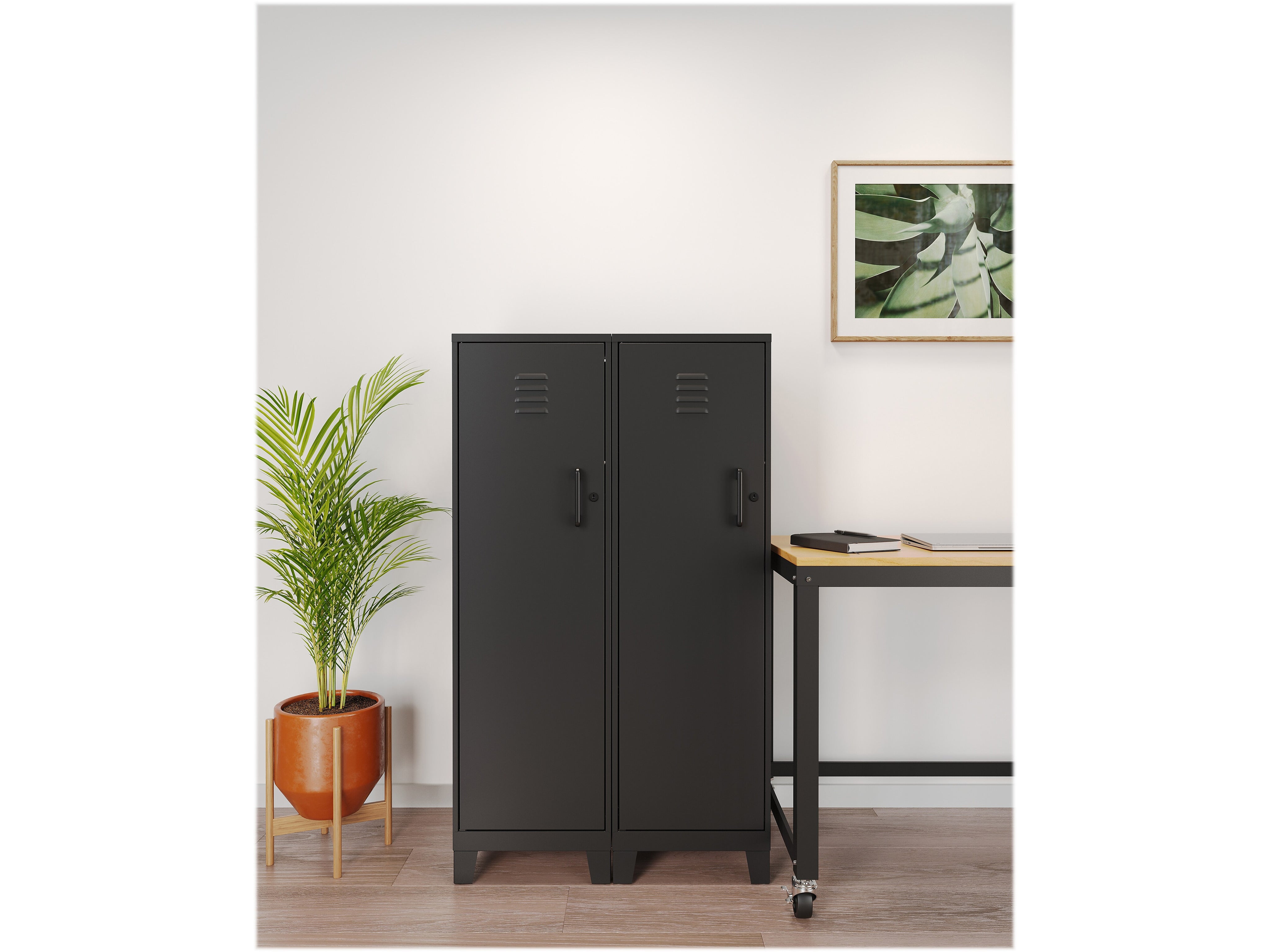 Space Solutions 49.38" Black Storage Locker