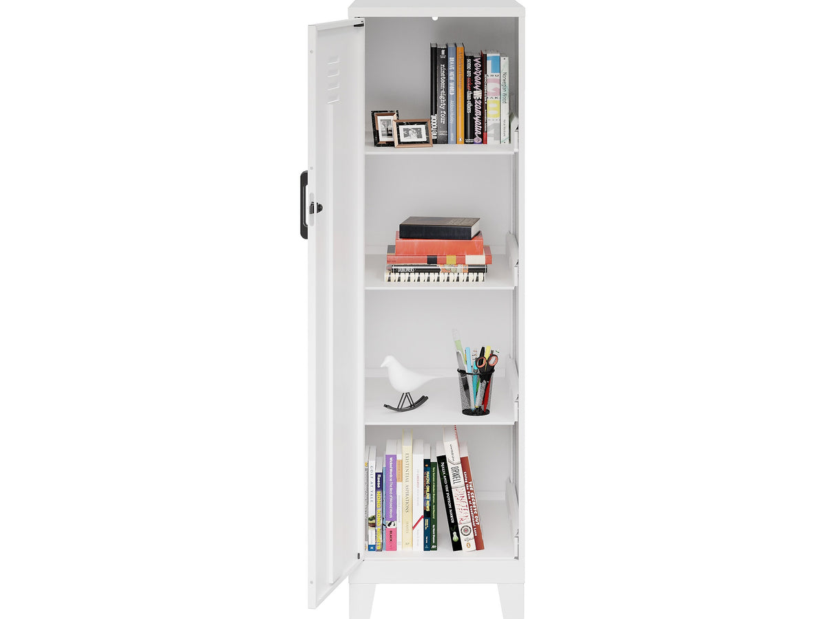 Space Solutions 49.38" Pearl White Storage Locker