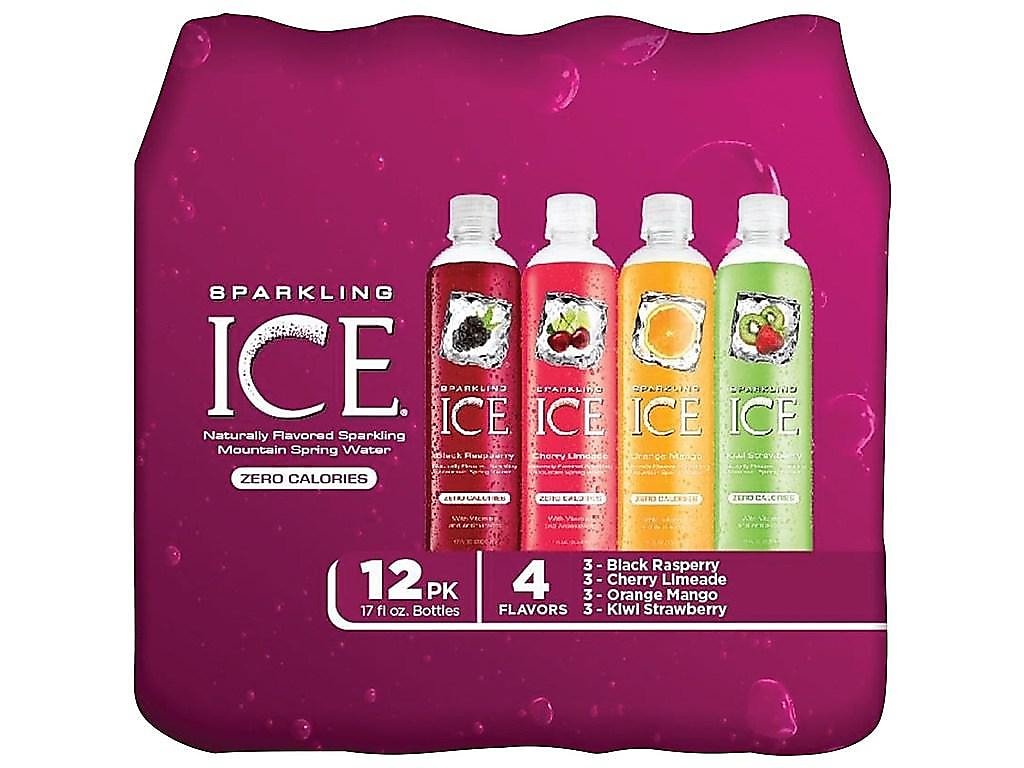 Sparkling Ice Variety Pack Sparkling Water, 17 Oz., 12/Pack