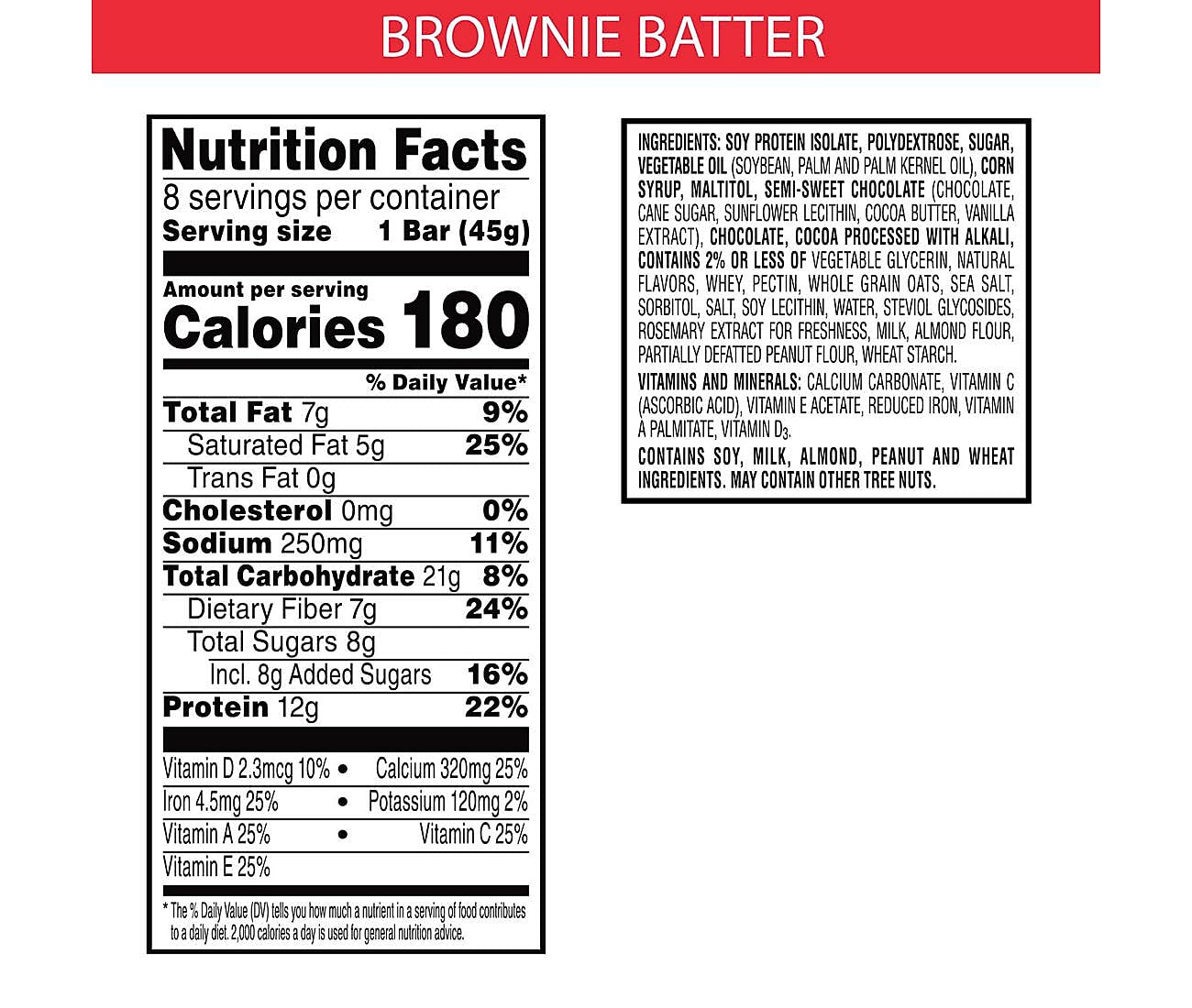 Special K Brownie Batter Protein Bar, 1.59 oz., 8 Bars/Box