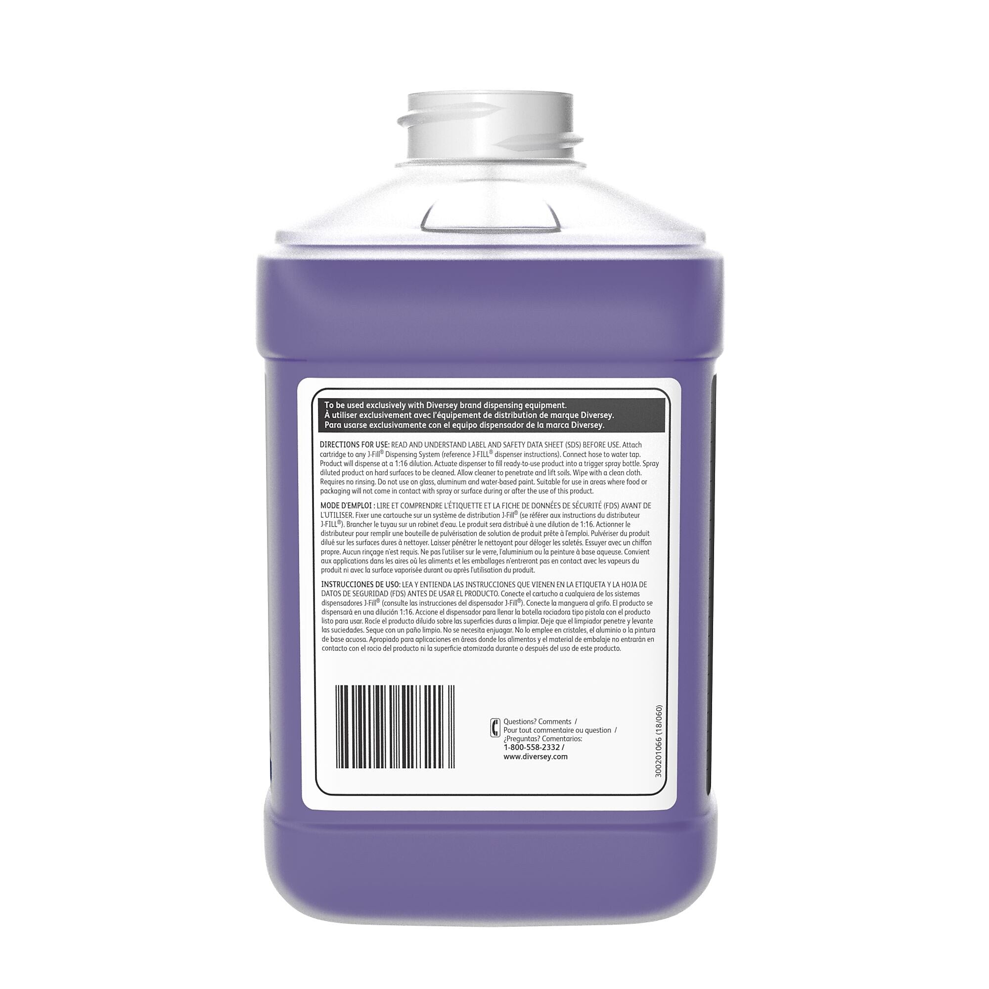 Speedball 2000 Multipurpose Cleaner for Diversey J-Fill, Citrus, 2.5 L / 2.64 U.S. Qt., 2/Carton