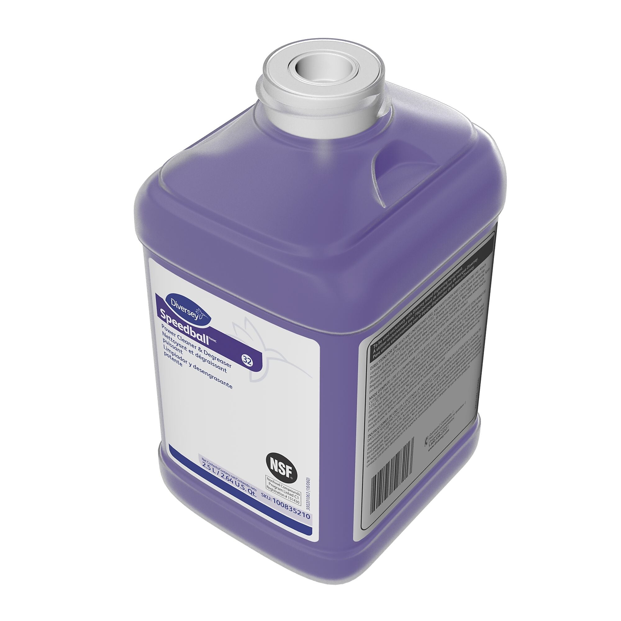 Speedball 2000 Multipurpose Cleaner for Diversey J-Fill, Citrus, 2.5 L / 2.64 U.S. Qt., 2/Carton