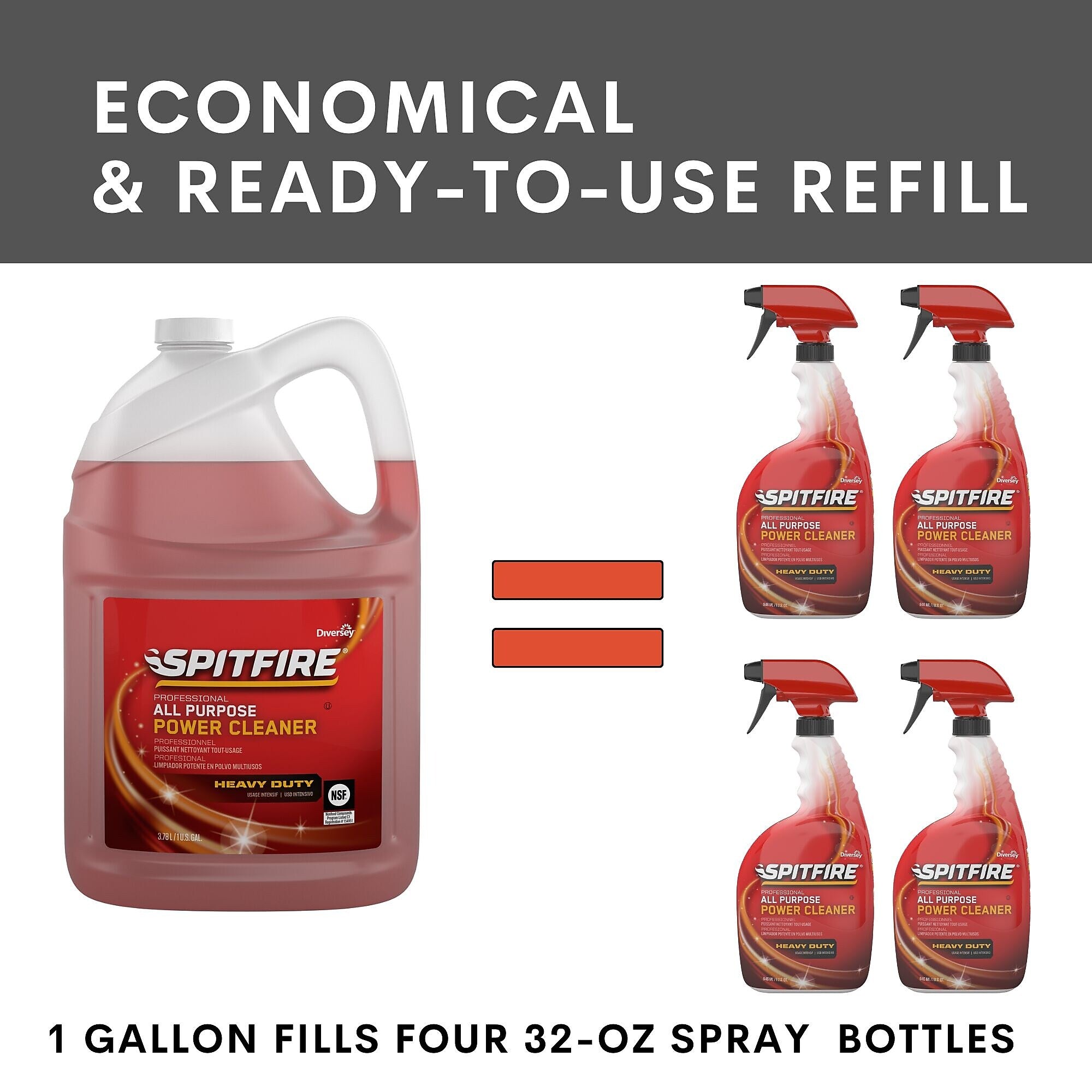 Spitfire Professional All Purpose Power Cleaner, 1 Gallon