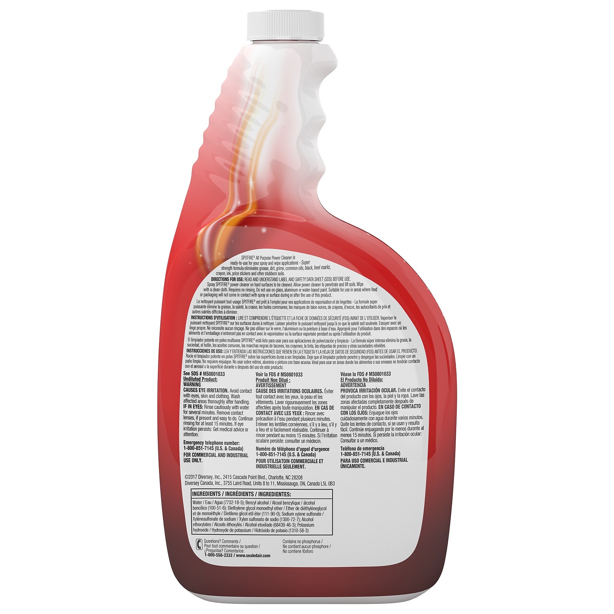 Spitfire Professional All Purpose Power Cleaner, 32 Oz.