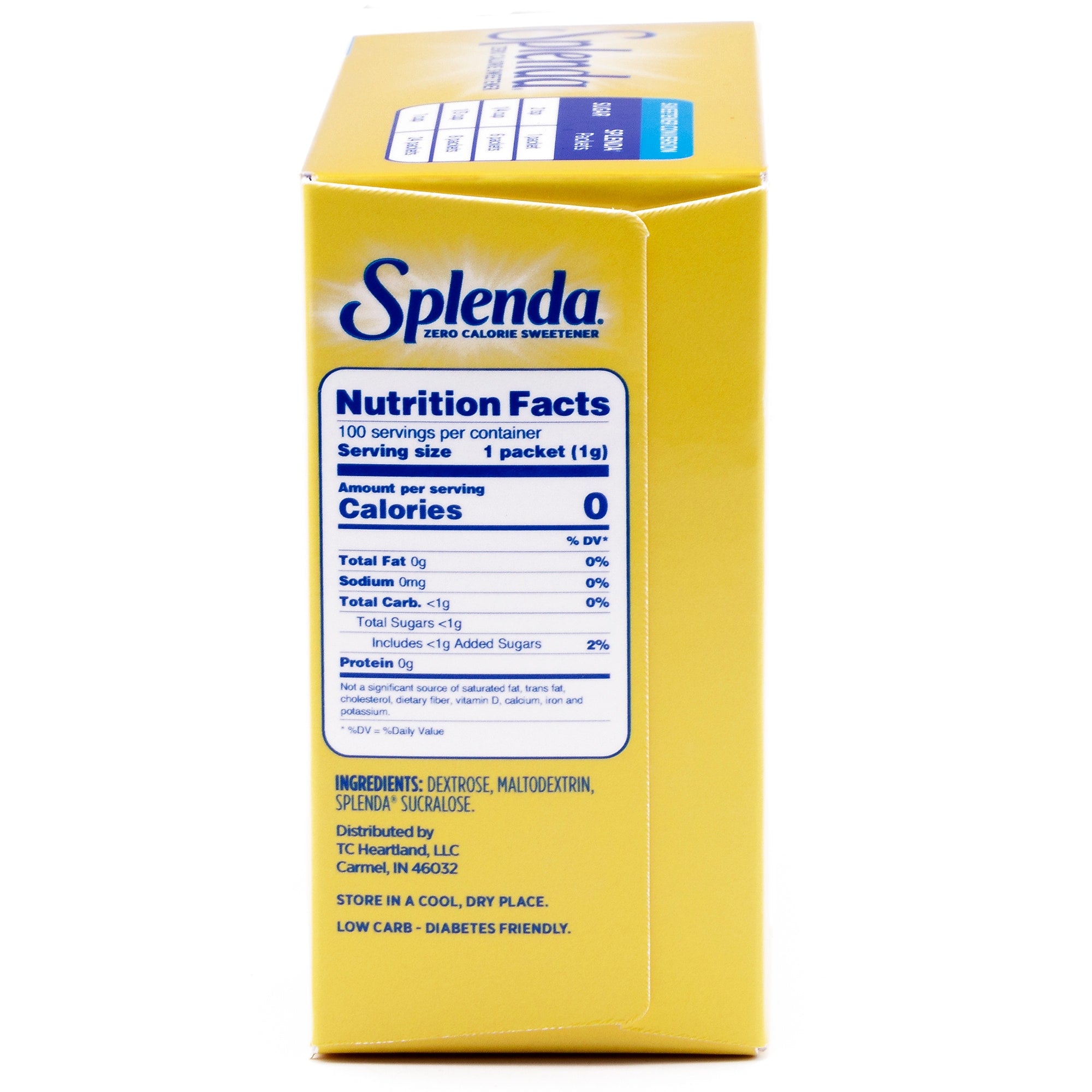 Splenda Artificial Sweeteners, 100/Box