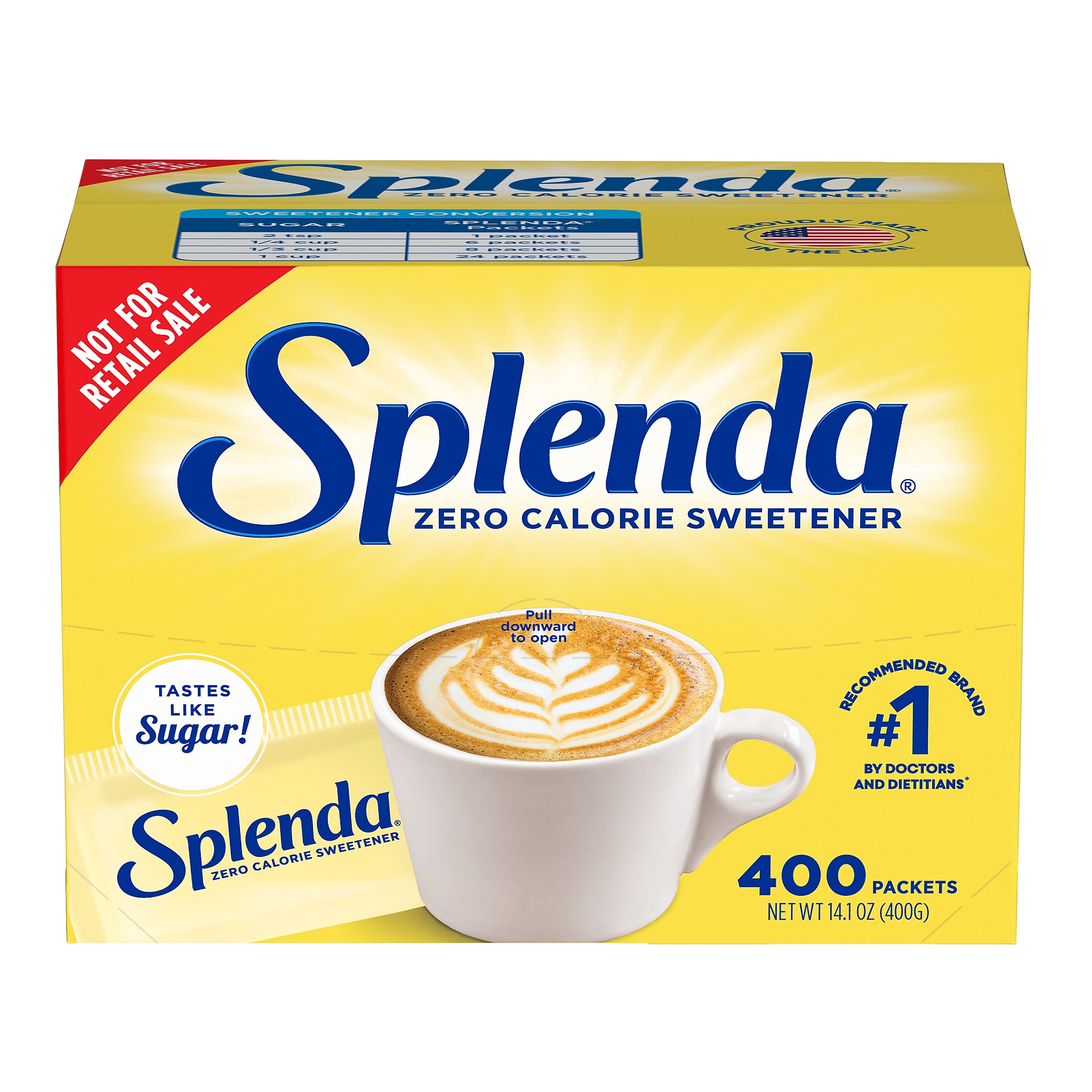 Splenda Artificial Sweeteners, 400/Box