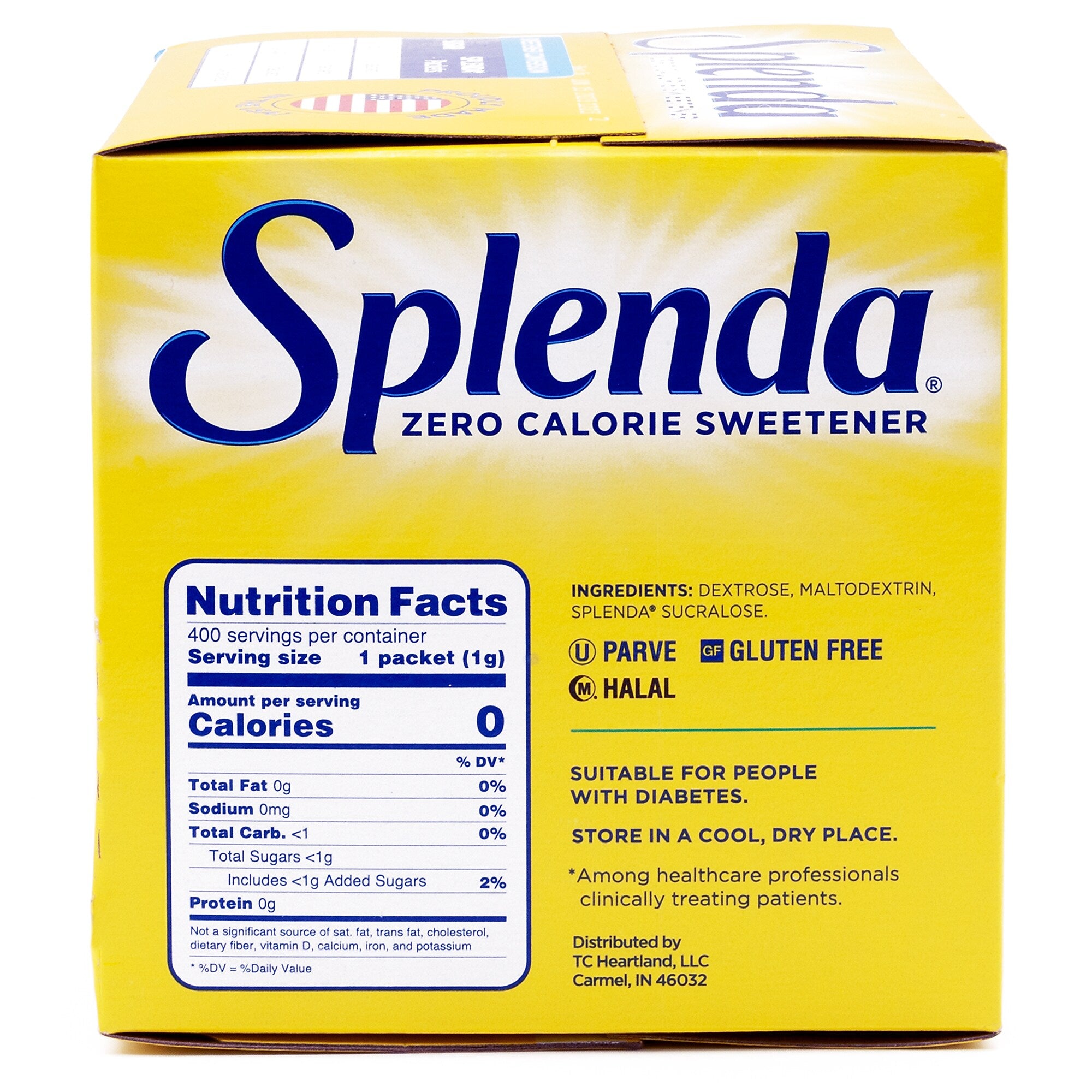 Splenda Artificial Sweeteners, 400/Box