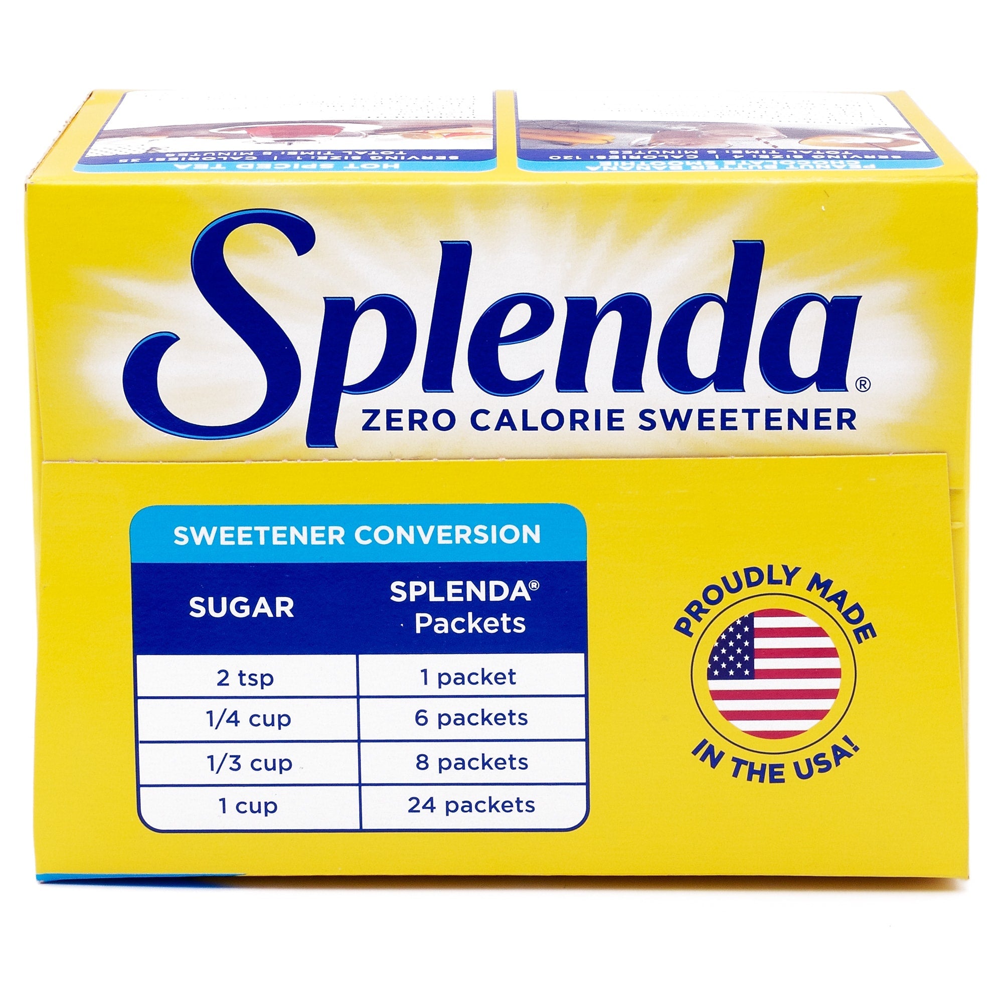 Splenda Artificial Sweeteners, 400/Box