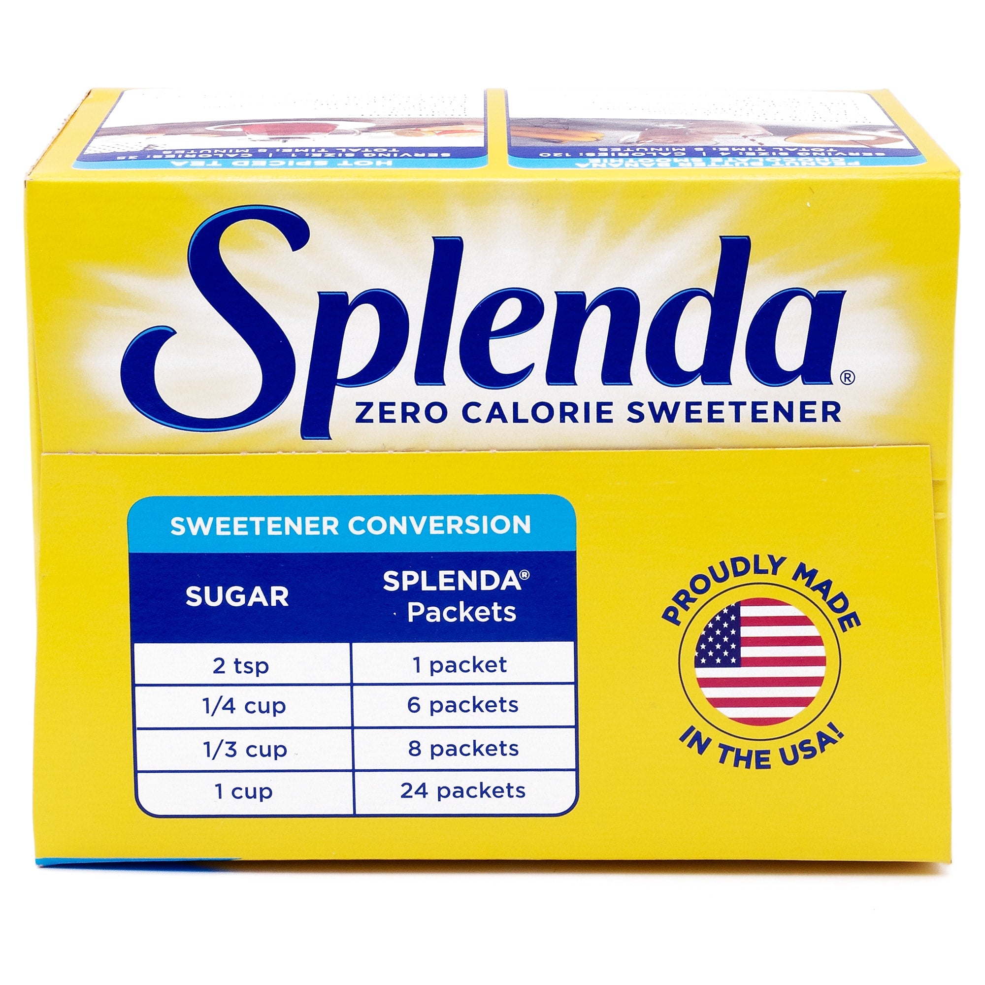 Splenda Artificial Sweeteners, 400/Box
