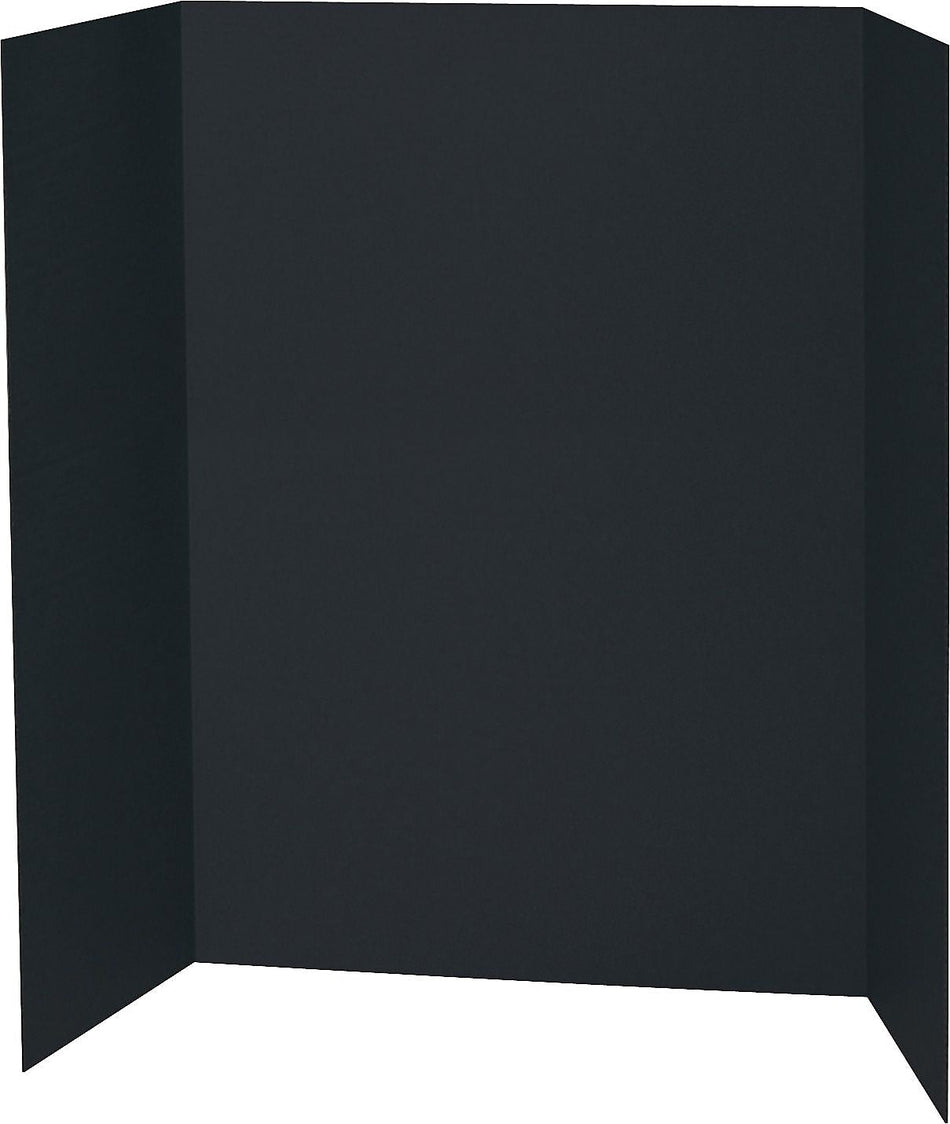 Spotlight Corrugated Presentation Display Boards, 48" x 36", Black, 24/Carton