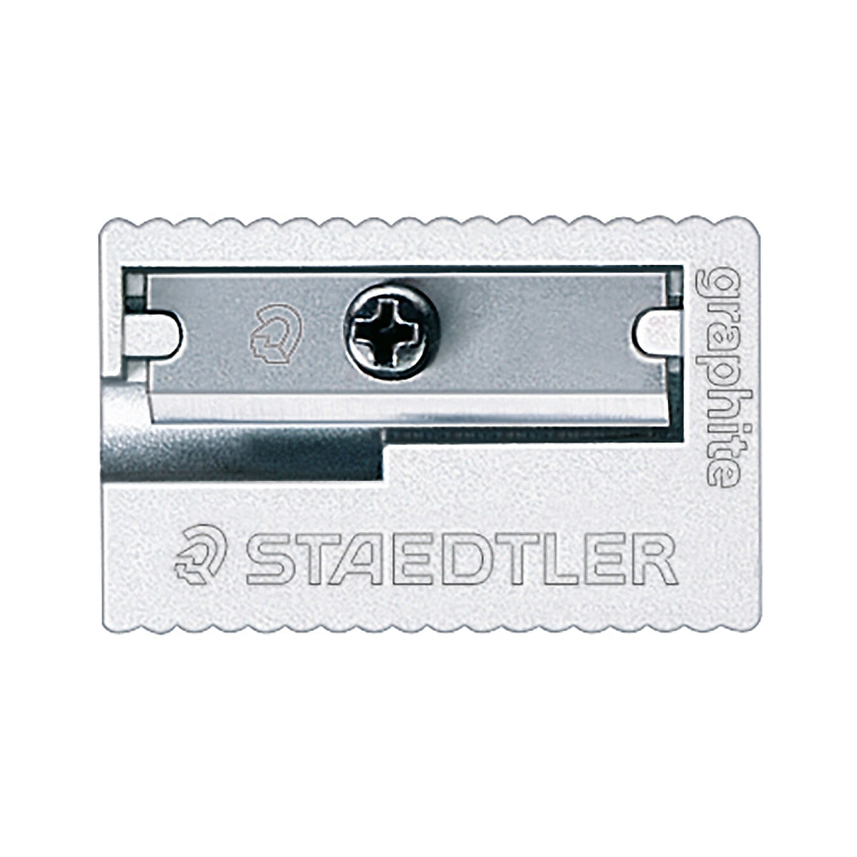 Staedtler Manual Pencil Sharpeners, Silver, 4/Pack