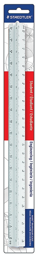 Staedtler Mars 12" Architect Triangular Scale