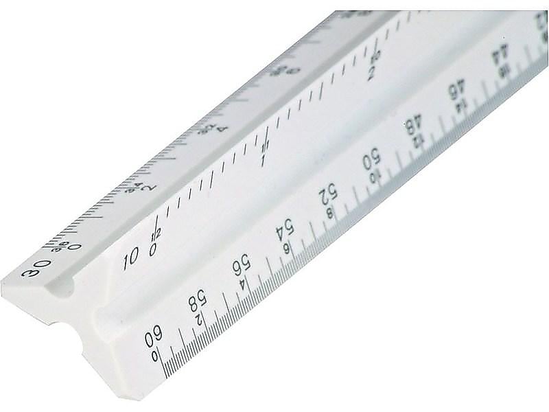 Staedtler Mars 12" Architect Triangular Scale