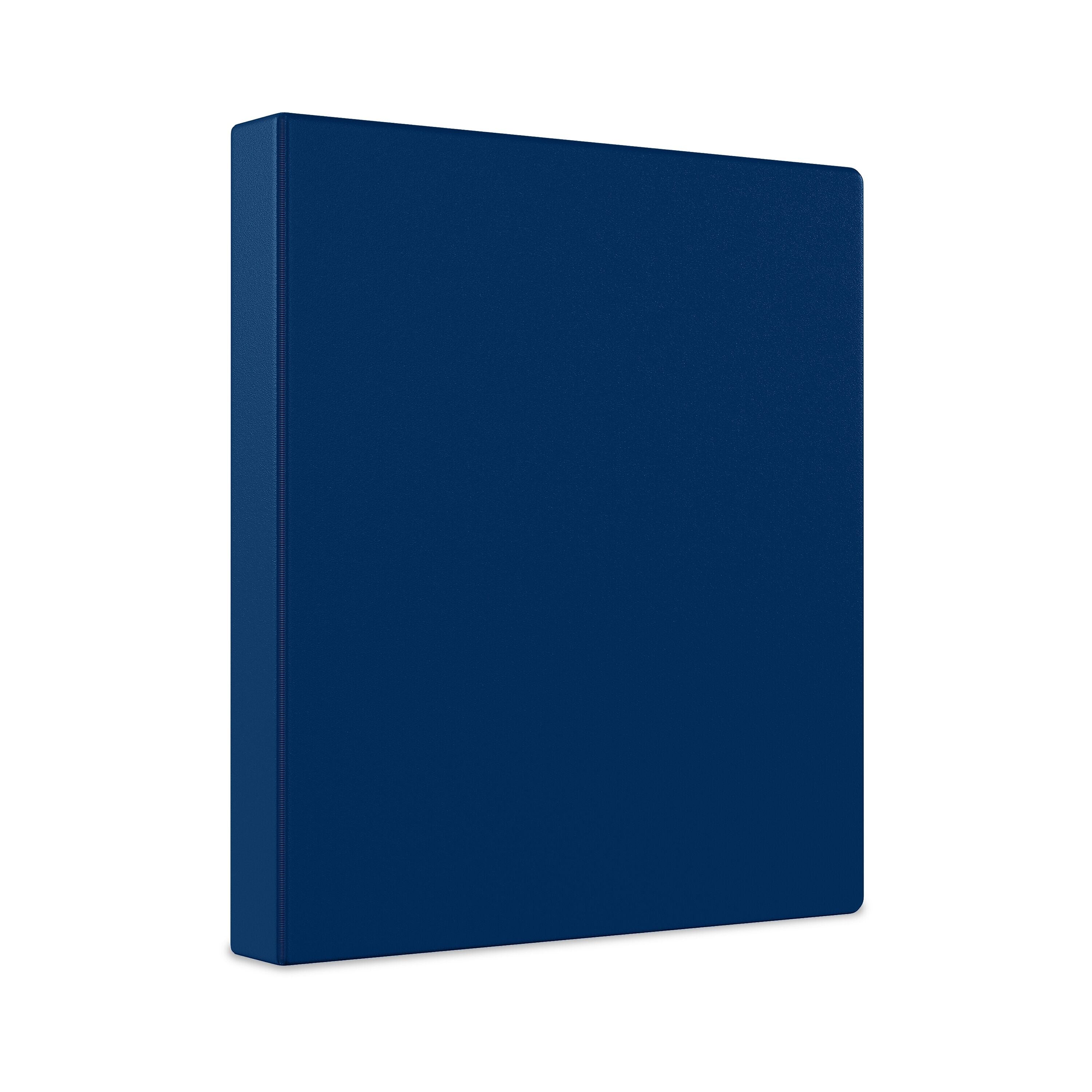 Staples 1 1/2" 3-Ring Non-View Binder, Navy