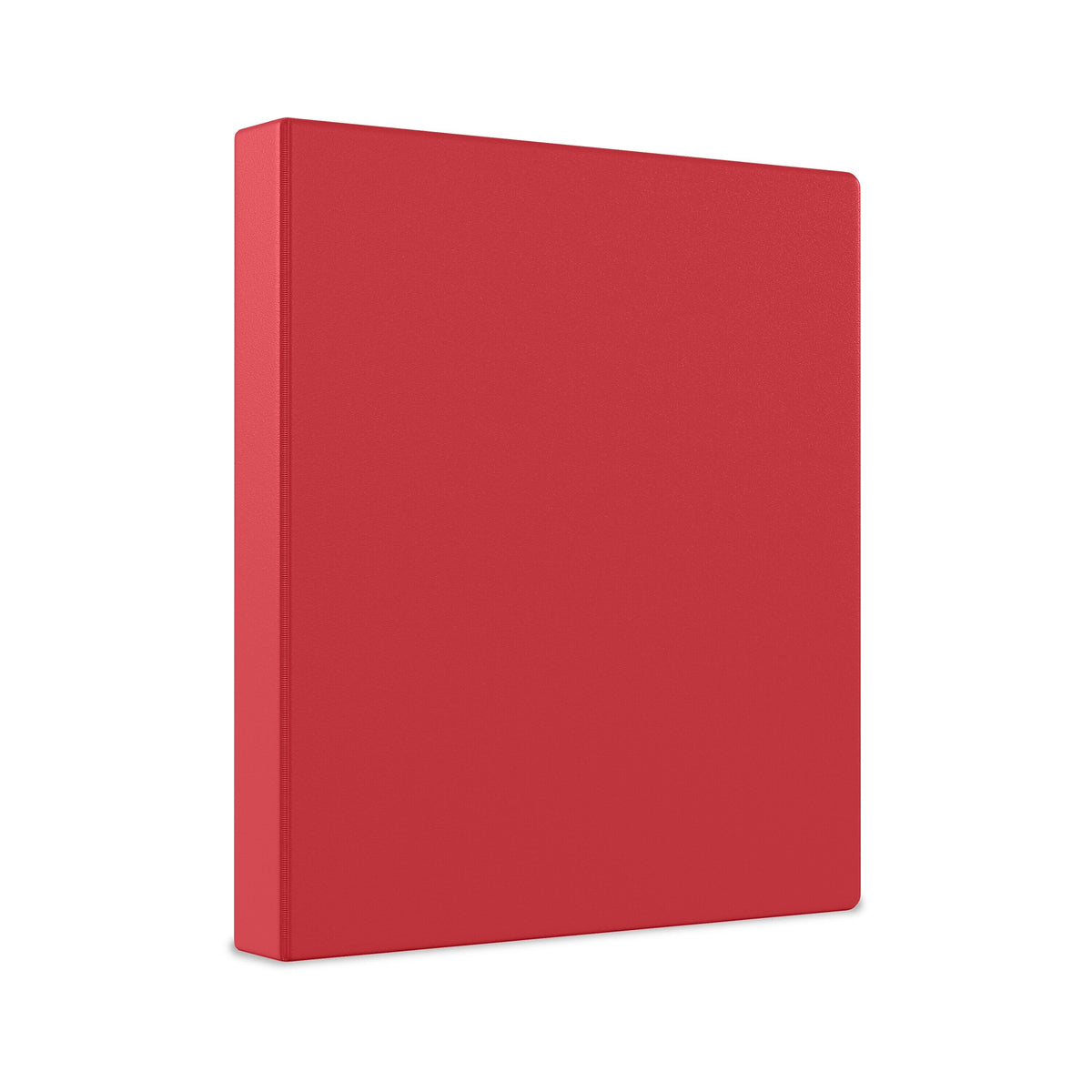 Staples 1 1/2" 3-Ring Non-View Binder, Red