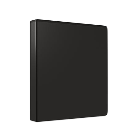 Staples 1 1/2" 3-Ring View Binder, Black