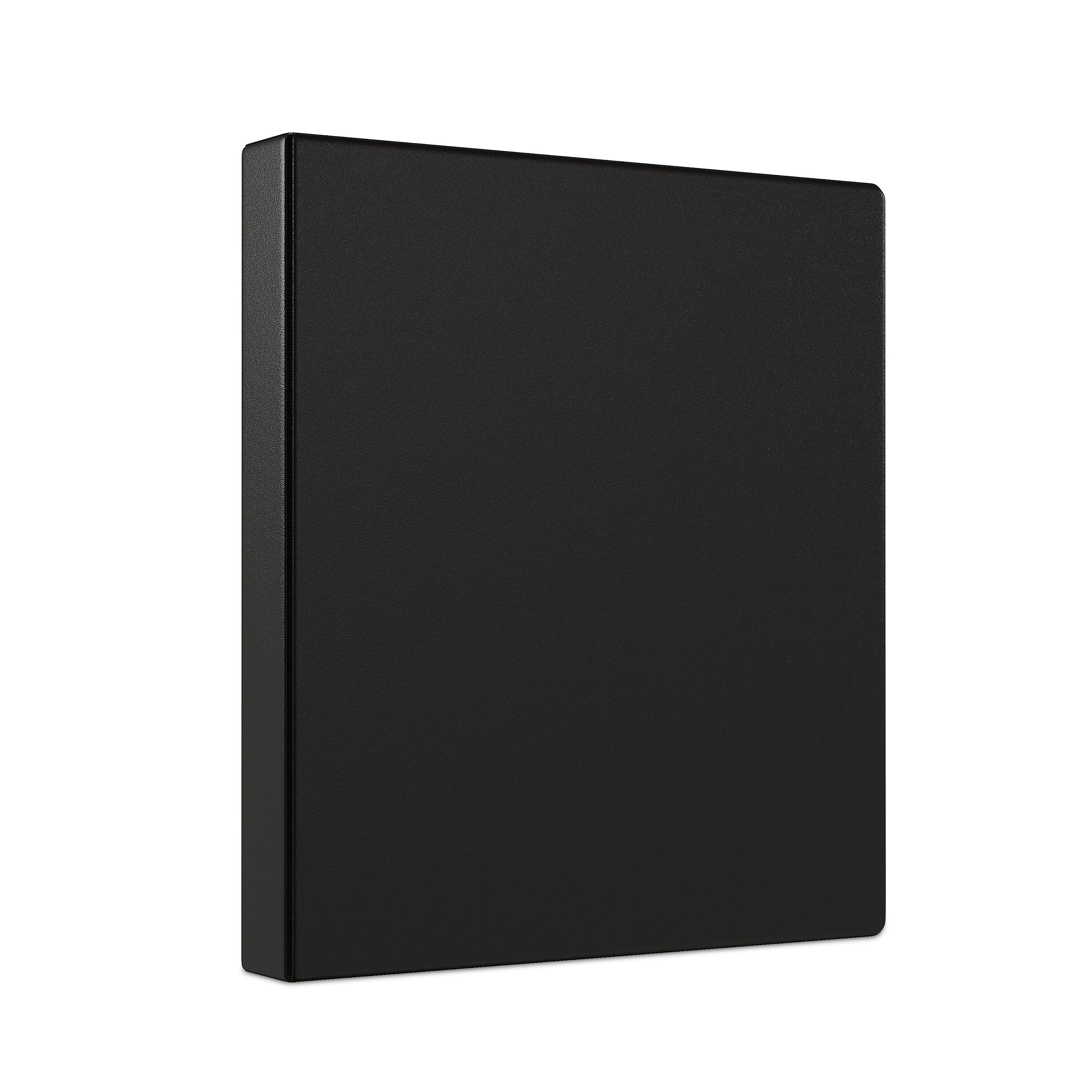 Staples 1" 3-Ring Non-View Binder, Black