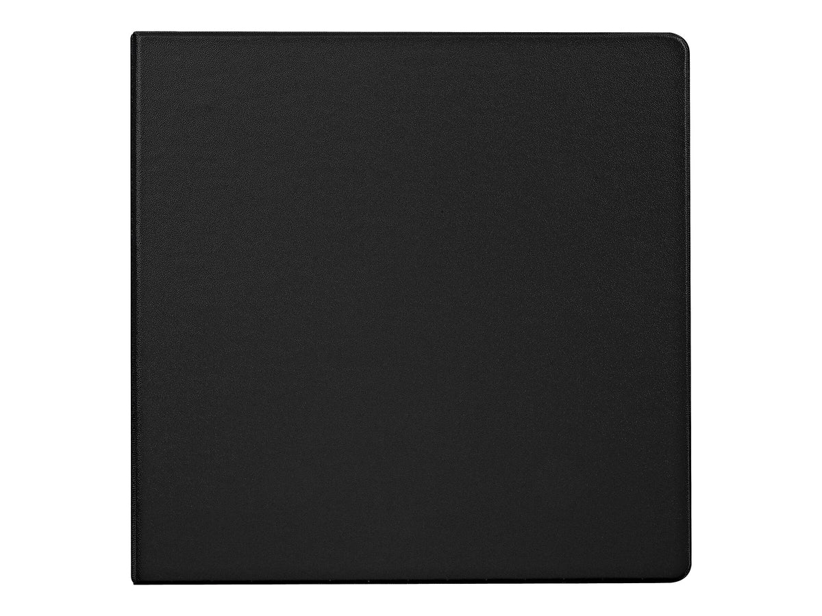 Staples 1" 3-Ring View Binder, Black