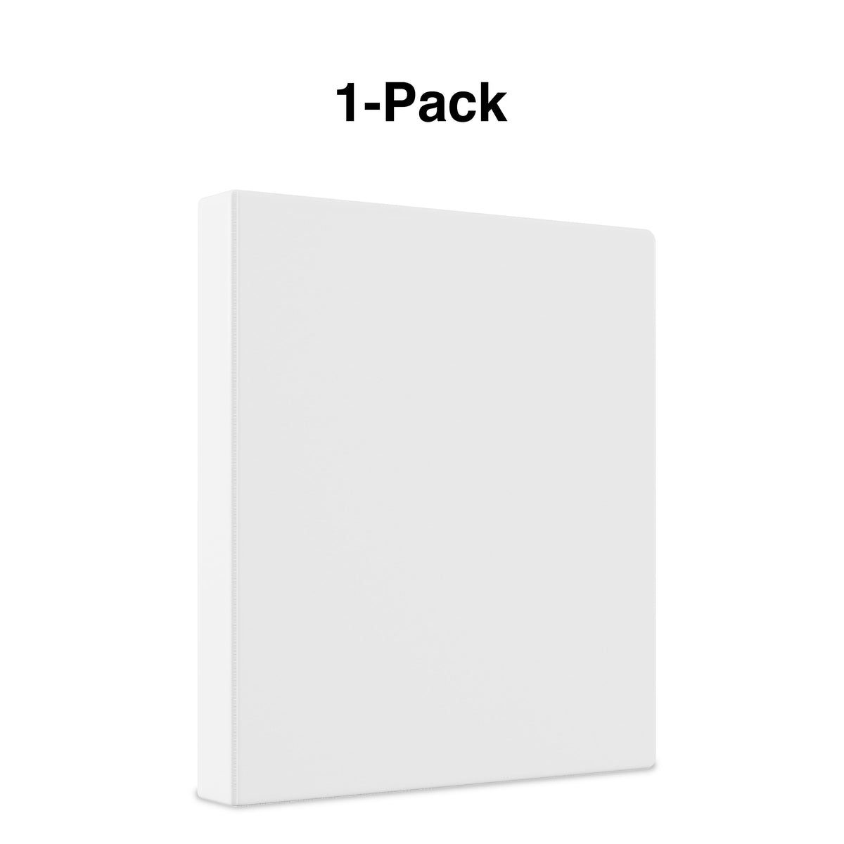 Staples 1" 3-Ring View Binder, White