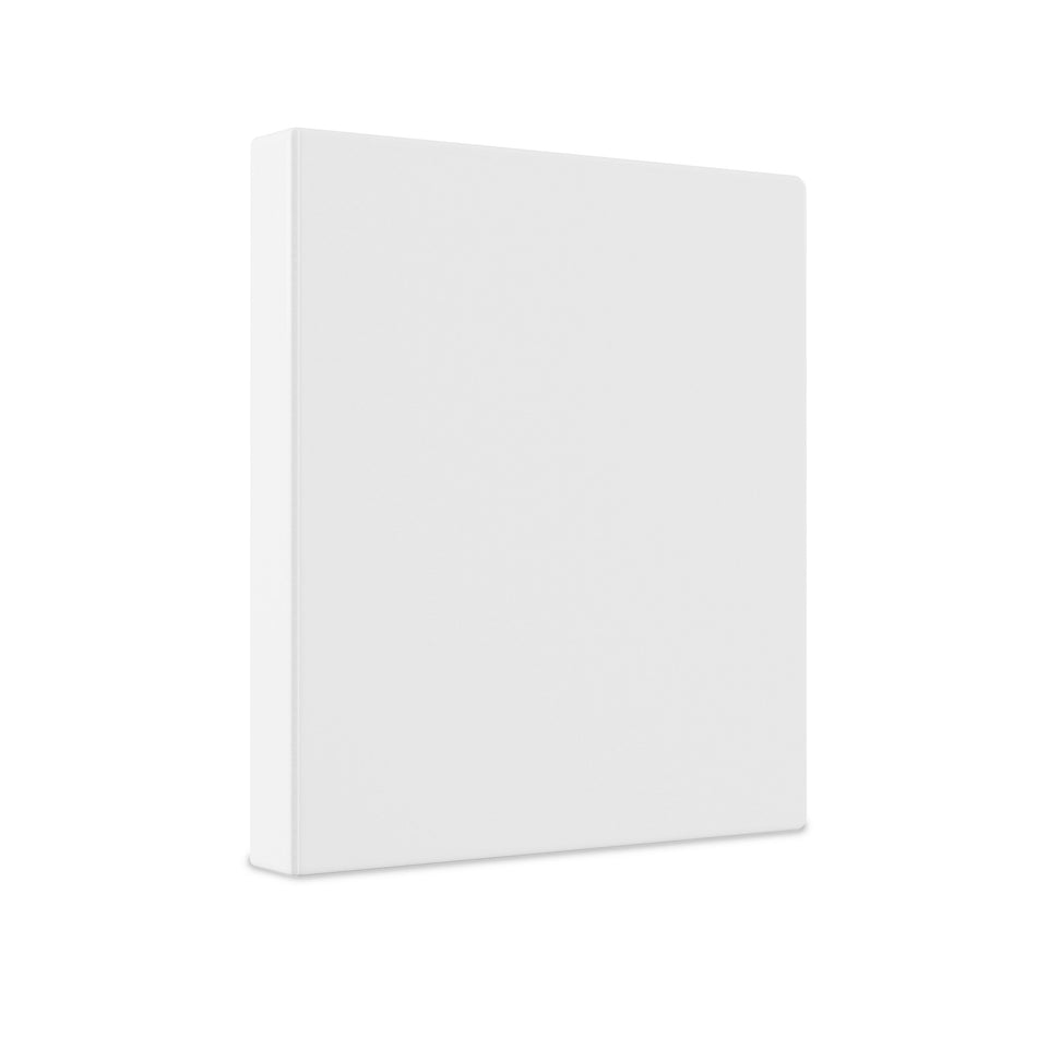 Staples 1" 3-Ring View Binders, White, 12/Pack