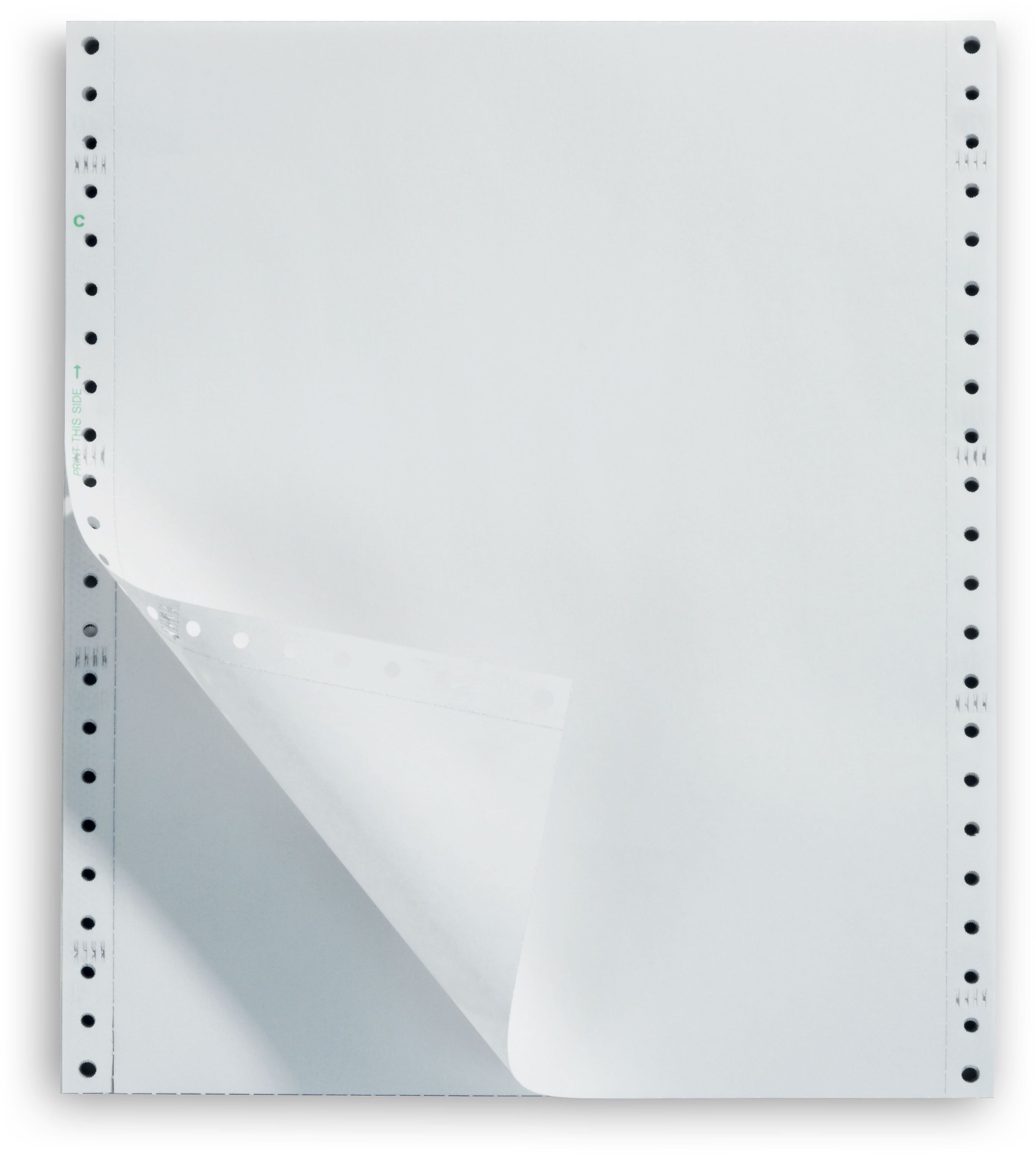 Staples 1-Part Premium Bright Blank Computer Paper, 9.5" x 11", 20 lbs., White, 1000 Sheets/Carton