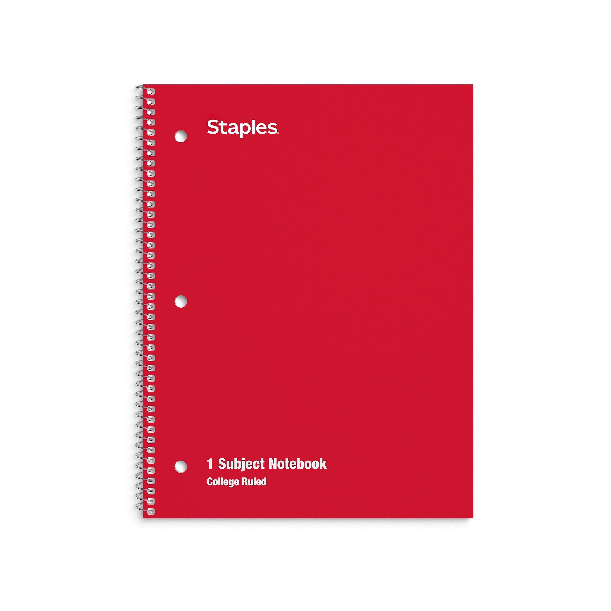 Staples® 1-Subject Notebook, 8