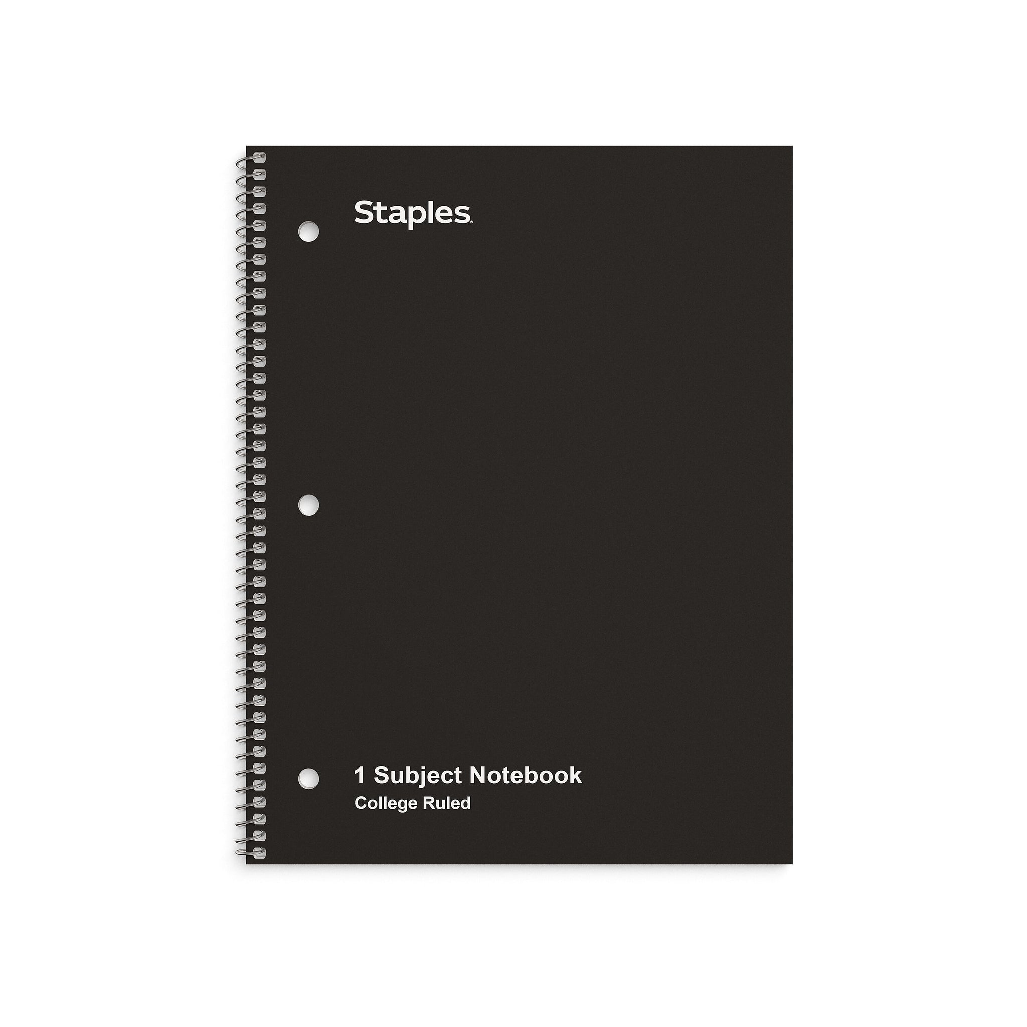 Staples 1-Subject Notebook, 8
