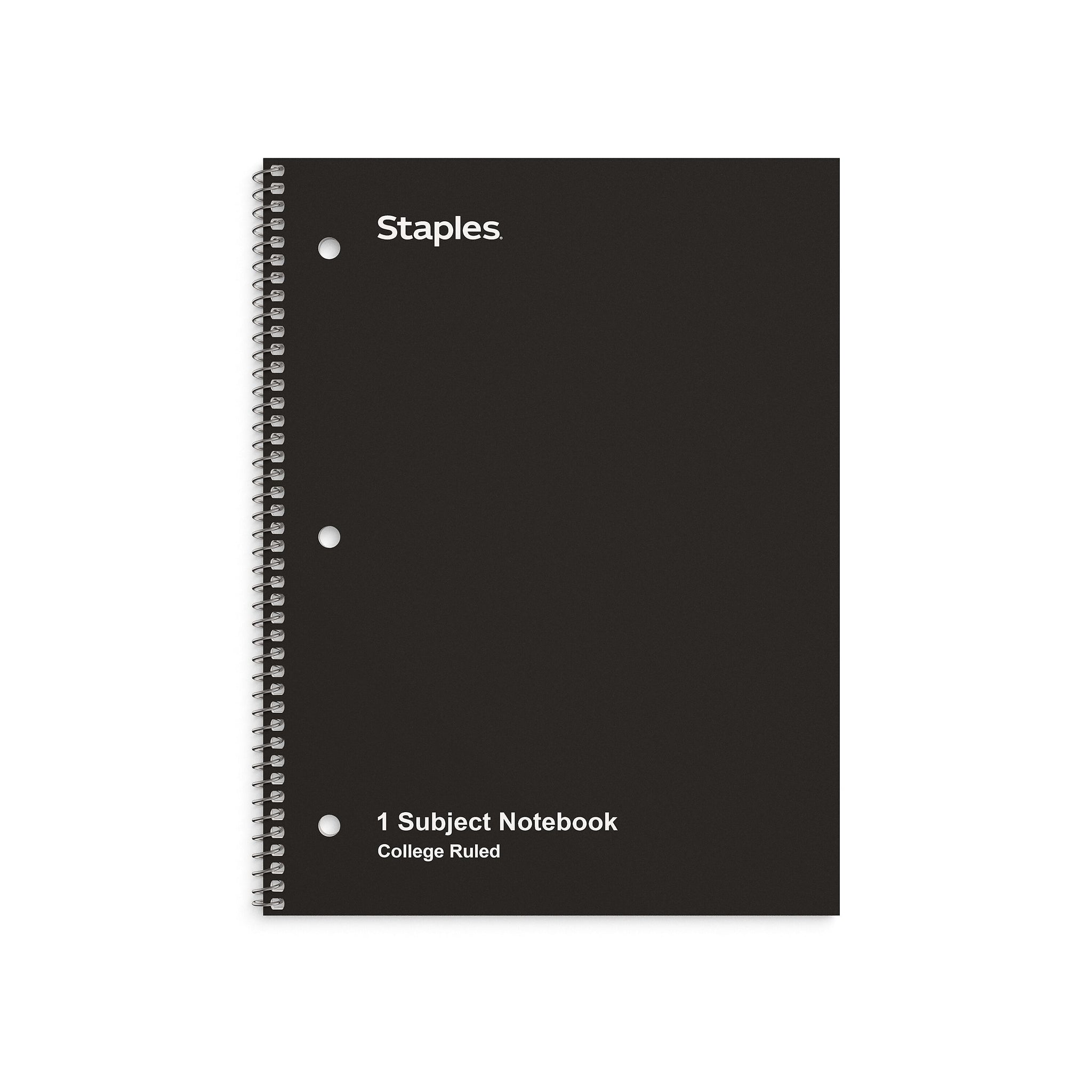 Staples 1-Subject Notebook, 8