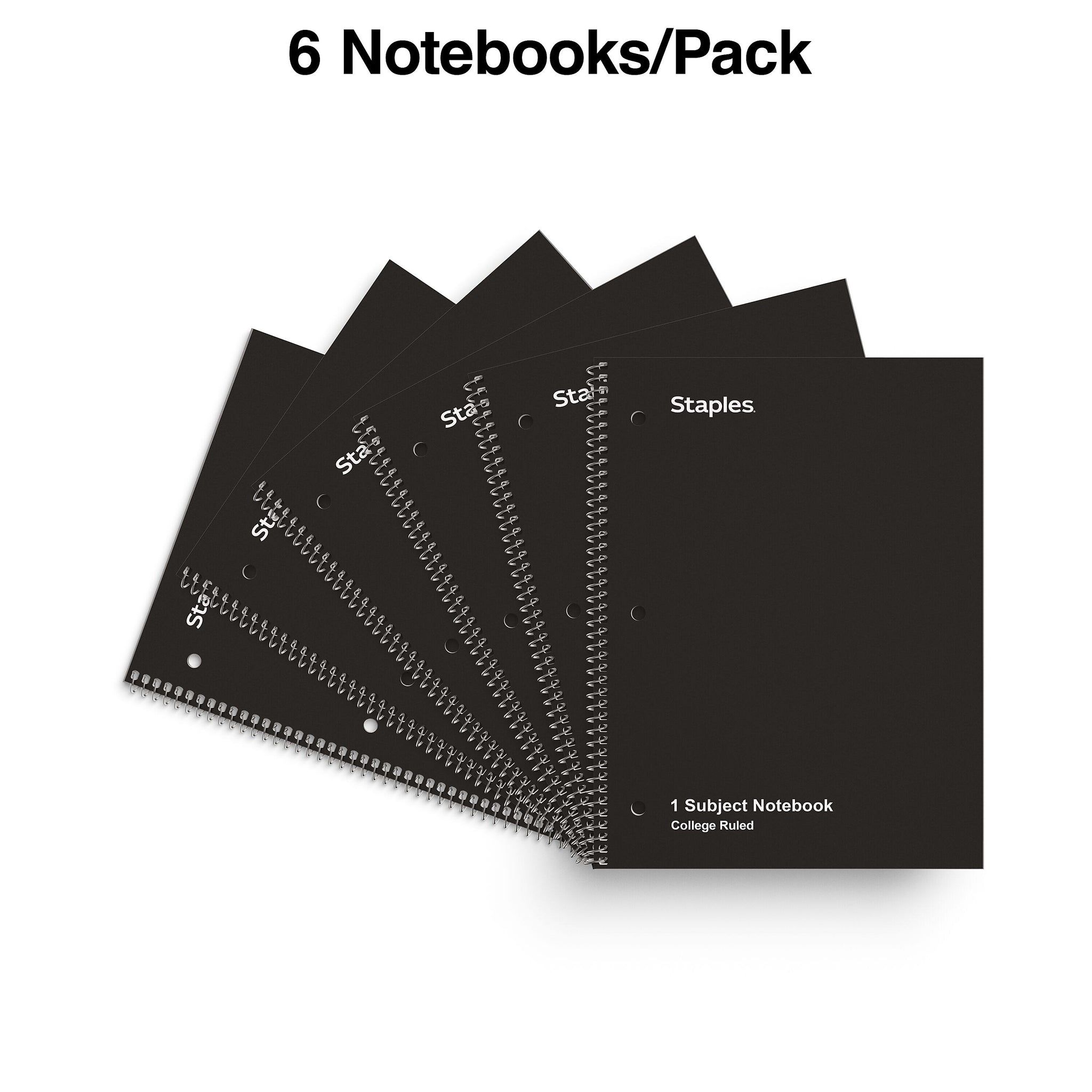Staples 1-Subject Notebook, 8