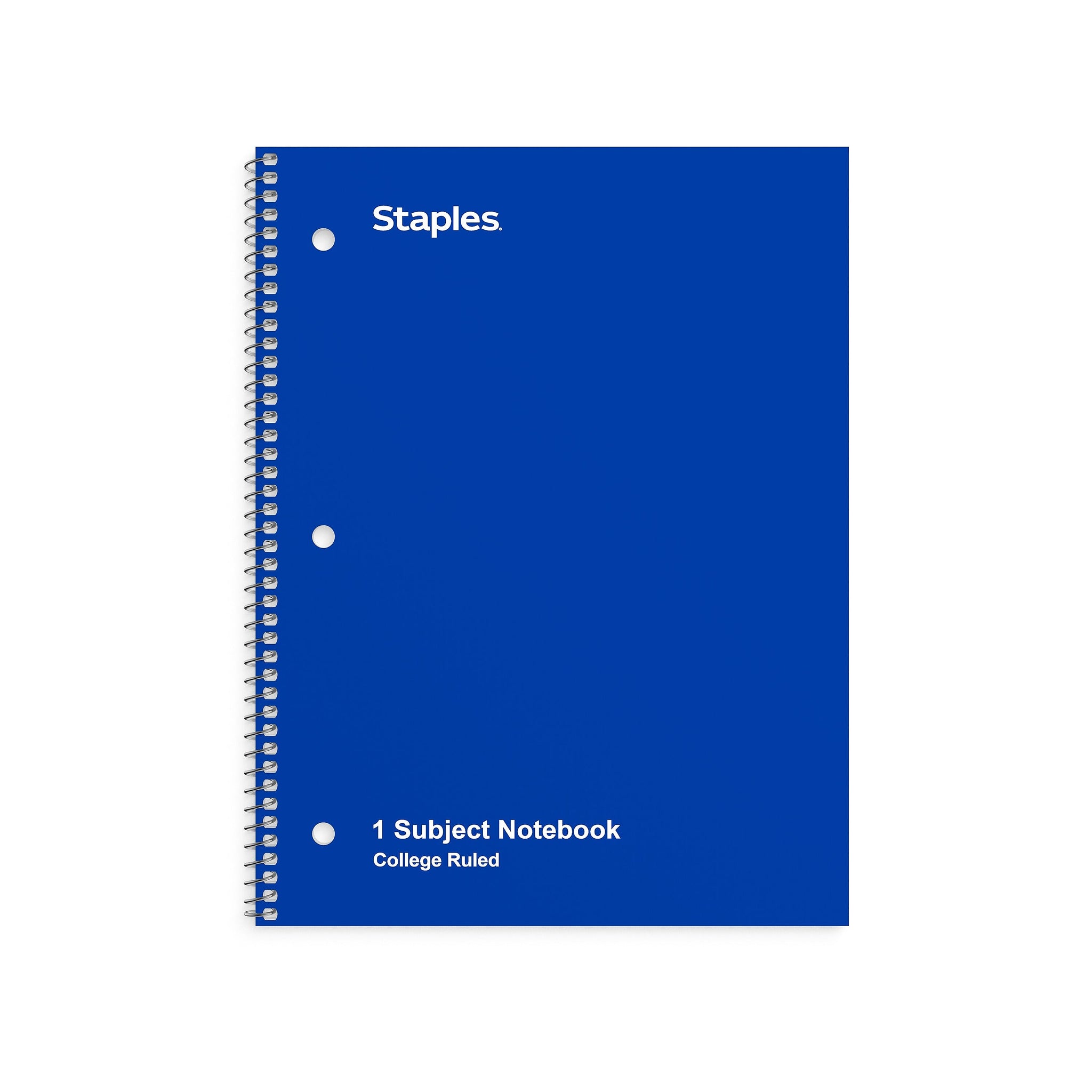 Staples 1-Subject Notebook, 8