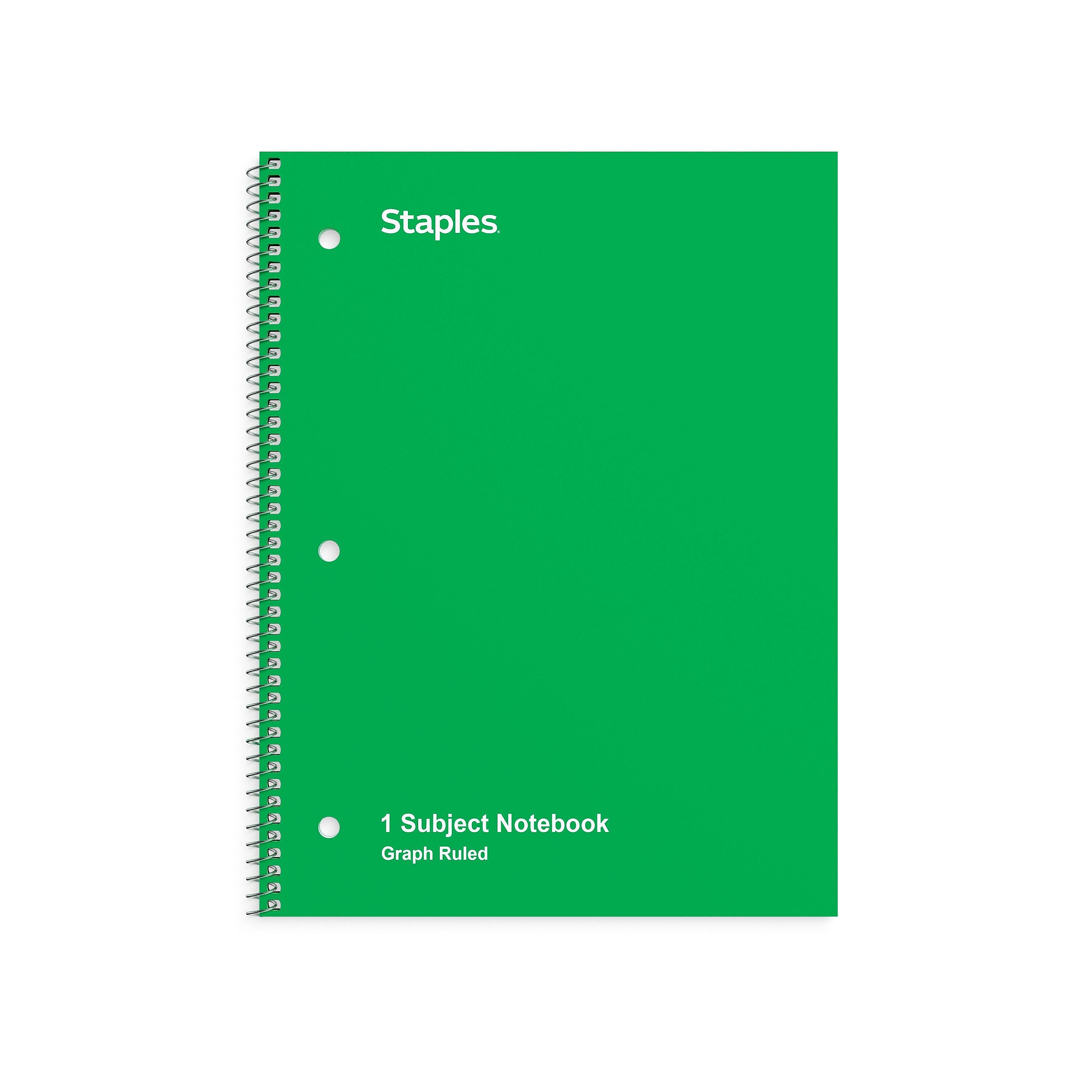 Staples 1-Subject Notebook, 8