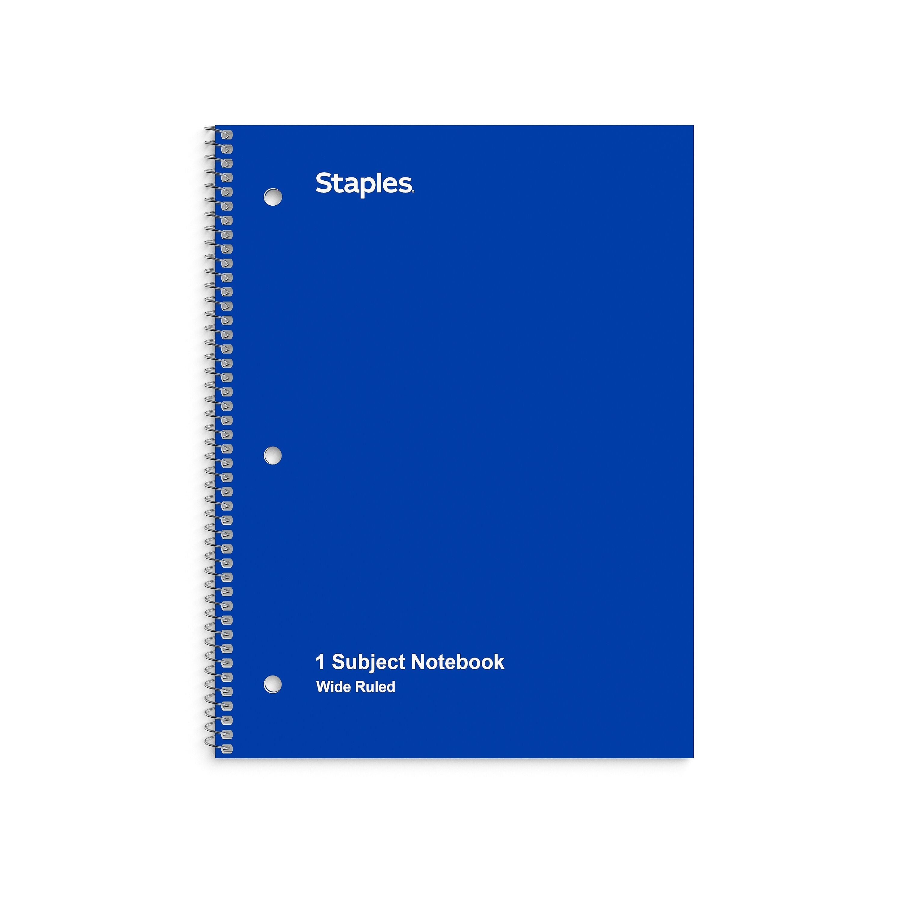 Staples 1-Subject Notebook, 8